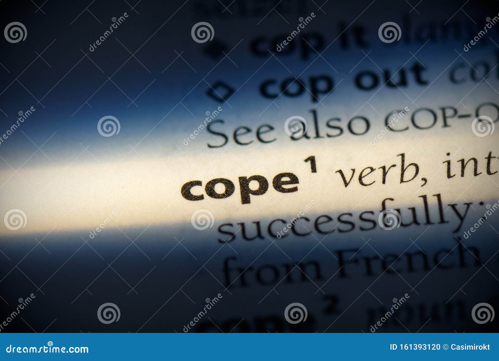 Cope stock photo. Image of dictionary, concept, language 161393120