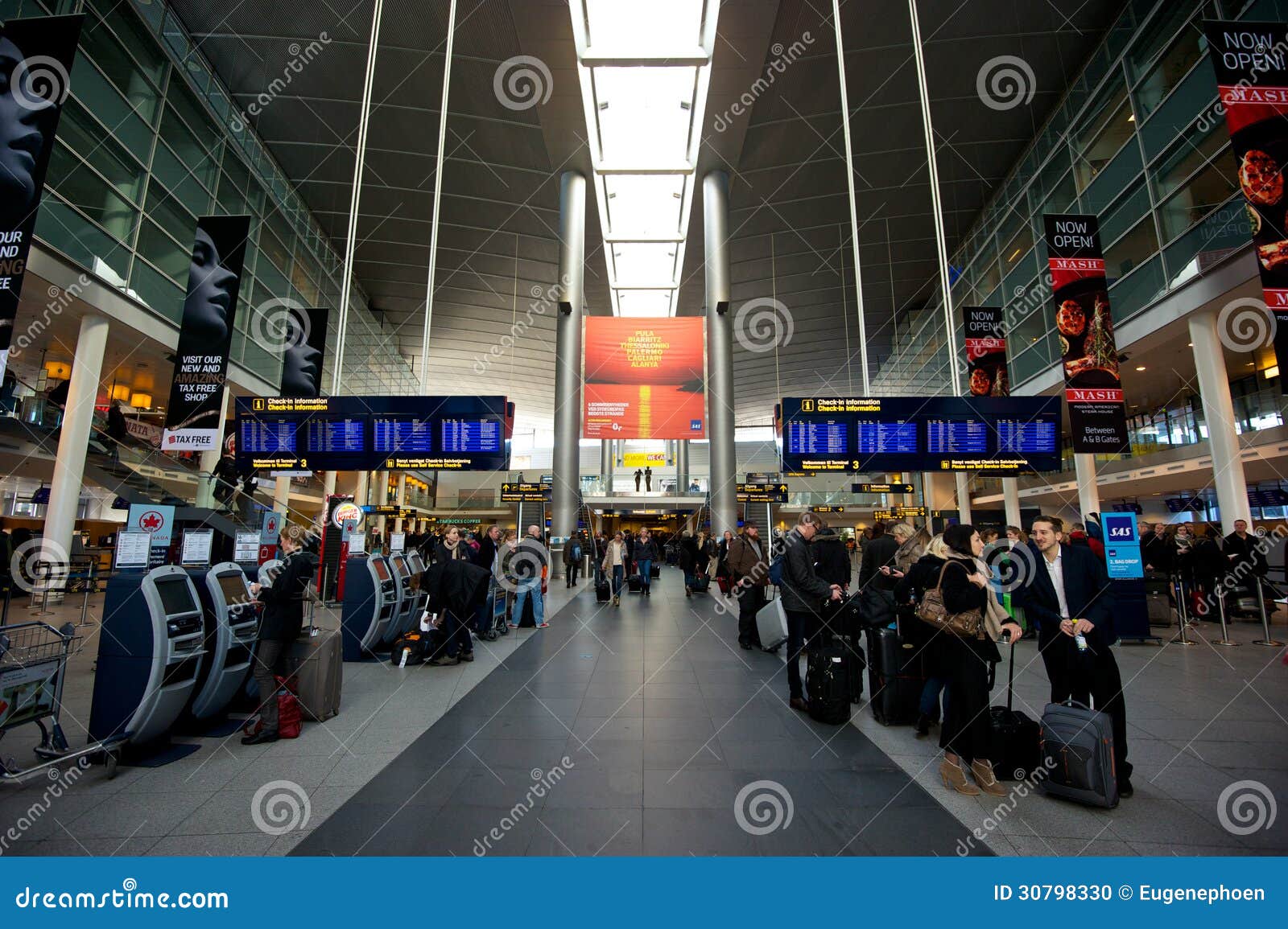 Copenhagen airport editorial image. Image of travel, airport - 30798330