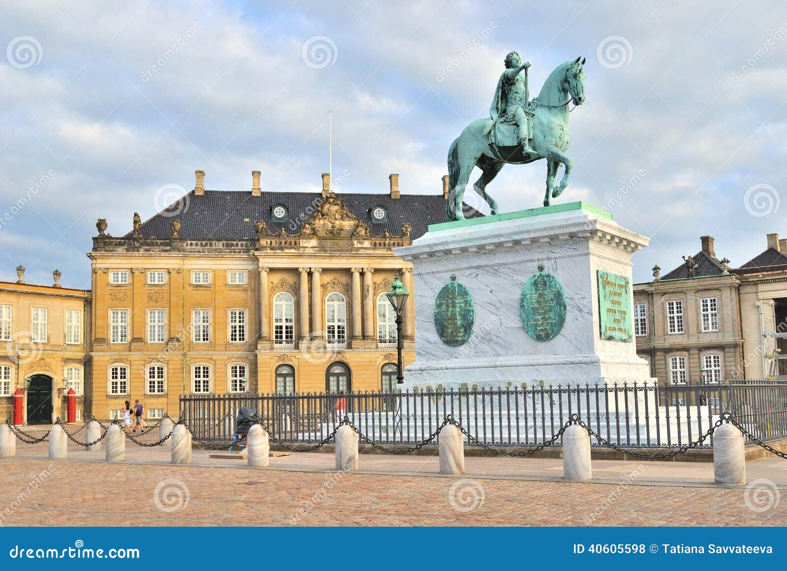 Copenhagen, Amalienborg stock photo. Image of denmark - 40605598