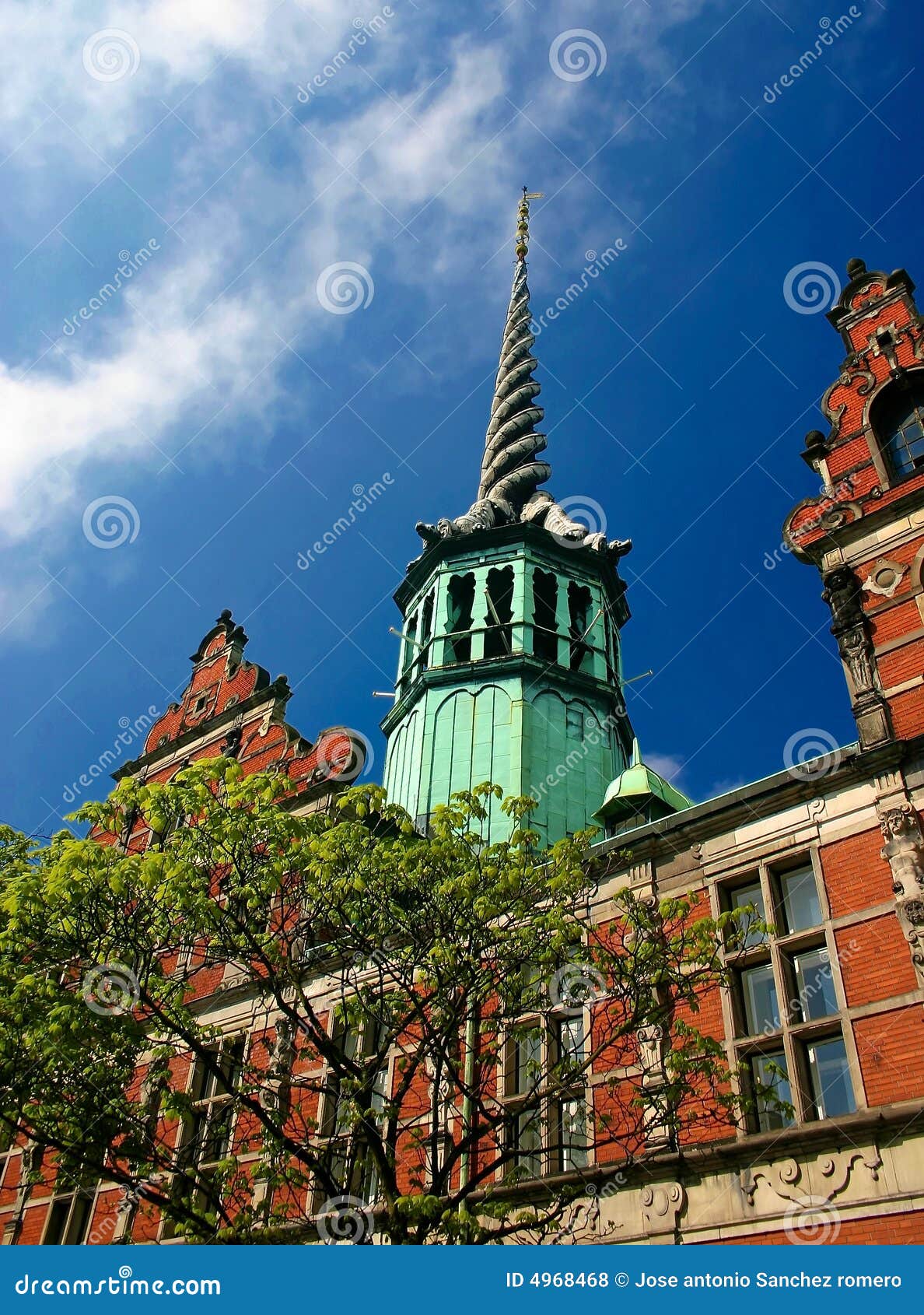 Copenhagen borse stock photo. Image of norrebro, palace - 4968468