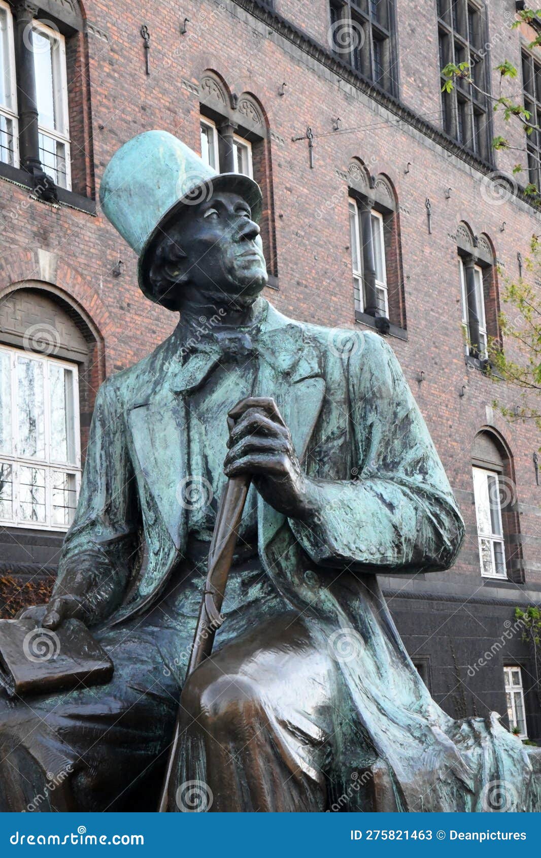 Statue of Anish Writer Hans Christian Andersen in Capital Editorial ...