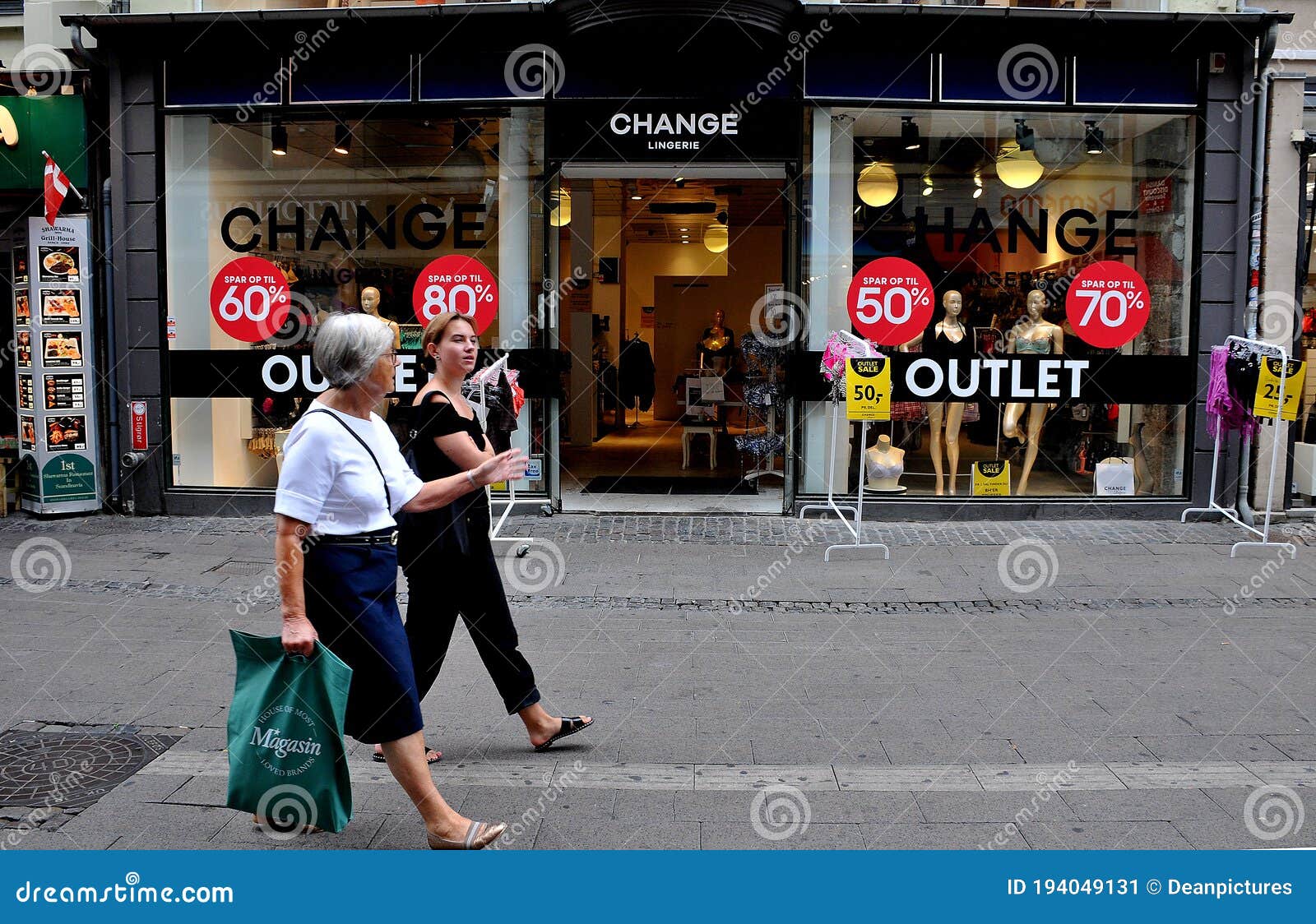 60 80 Off at Outlet in Change Lingerie Store in Capial Photo - Image of copenhagen, financial: 194049131