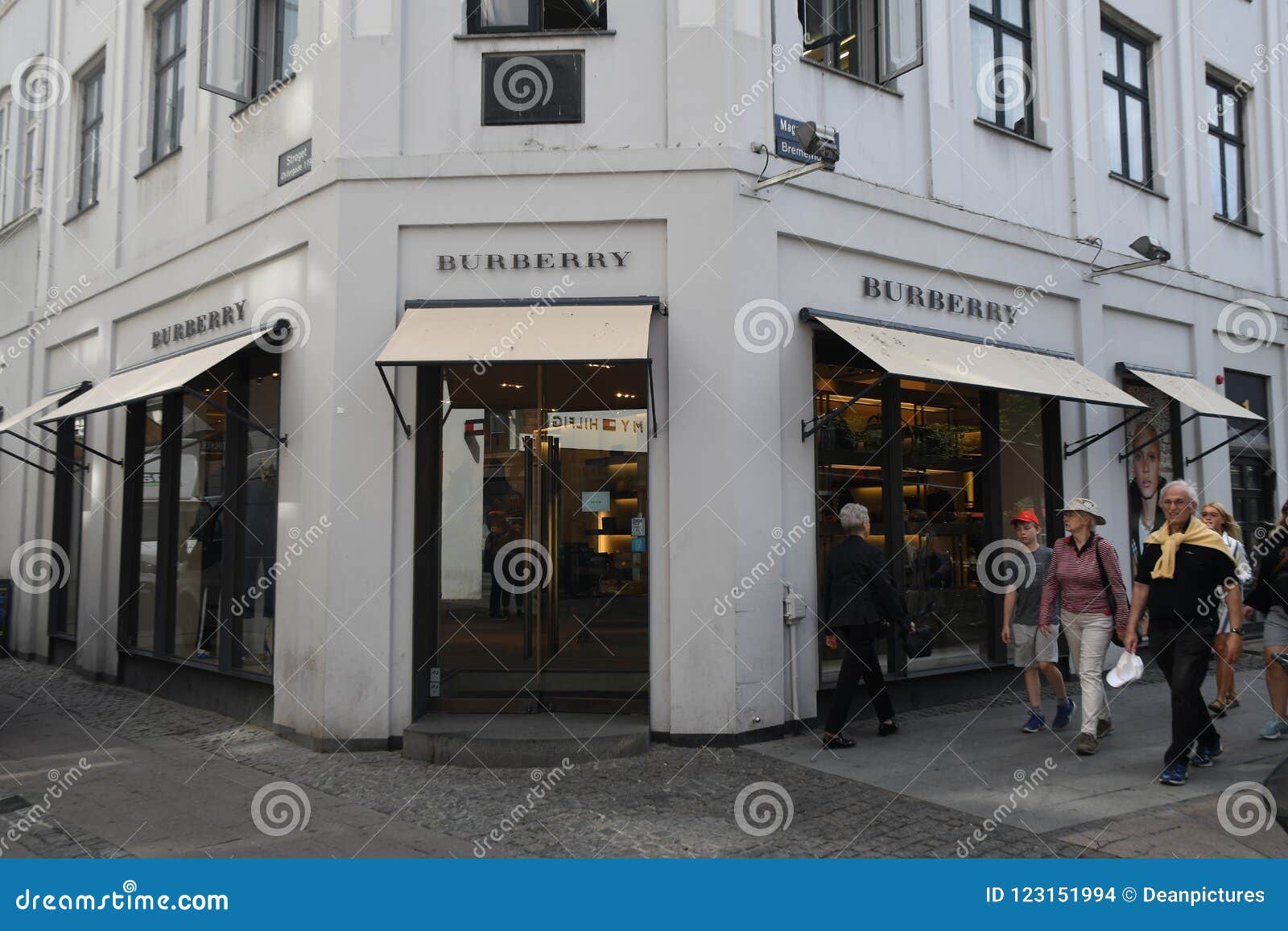 BURBERRY in COPENHAGEN DENMARK Editorial Stock Image - Image of shopeprs, 123151994