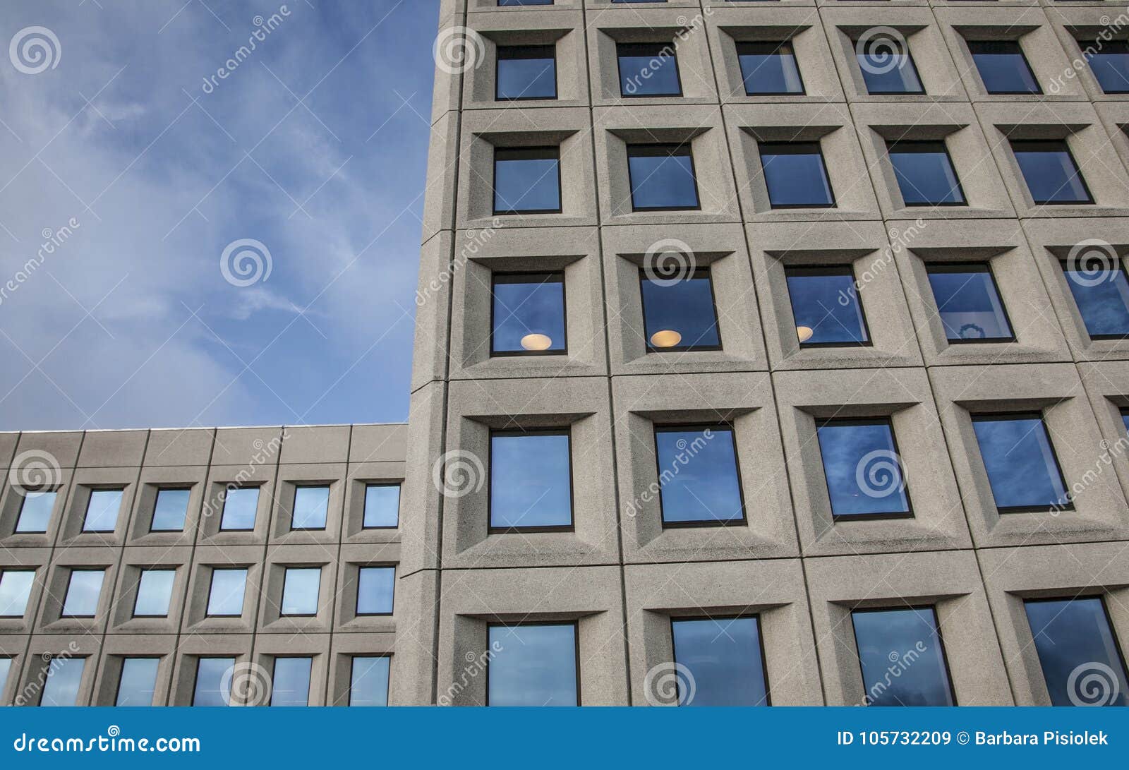 Copenhagen, Denmark - Buildings and Blue Skies. Stock Image - Image of ...