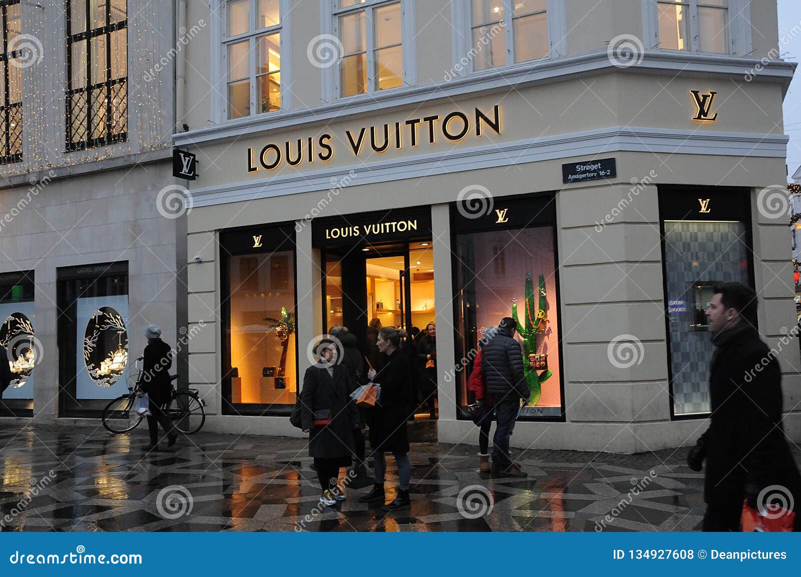 LVMH Louis Vuitton store editorial stock photo. Image of designer