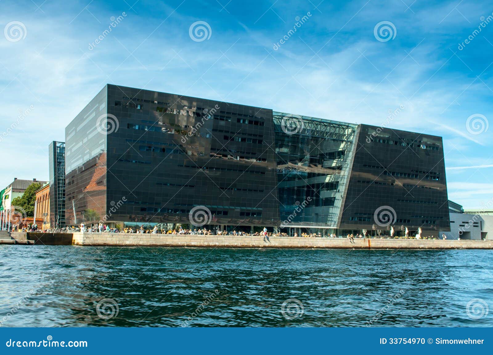 Copenhagen, Denmark Library Stock Photo Image of library, square