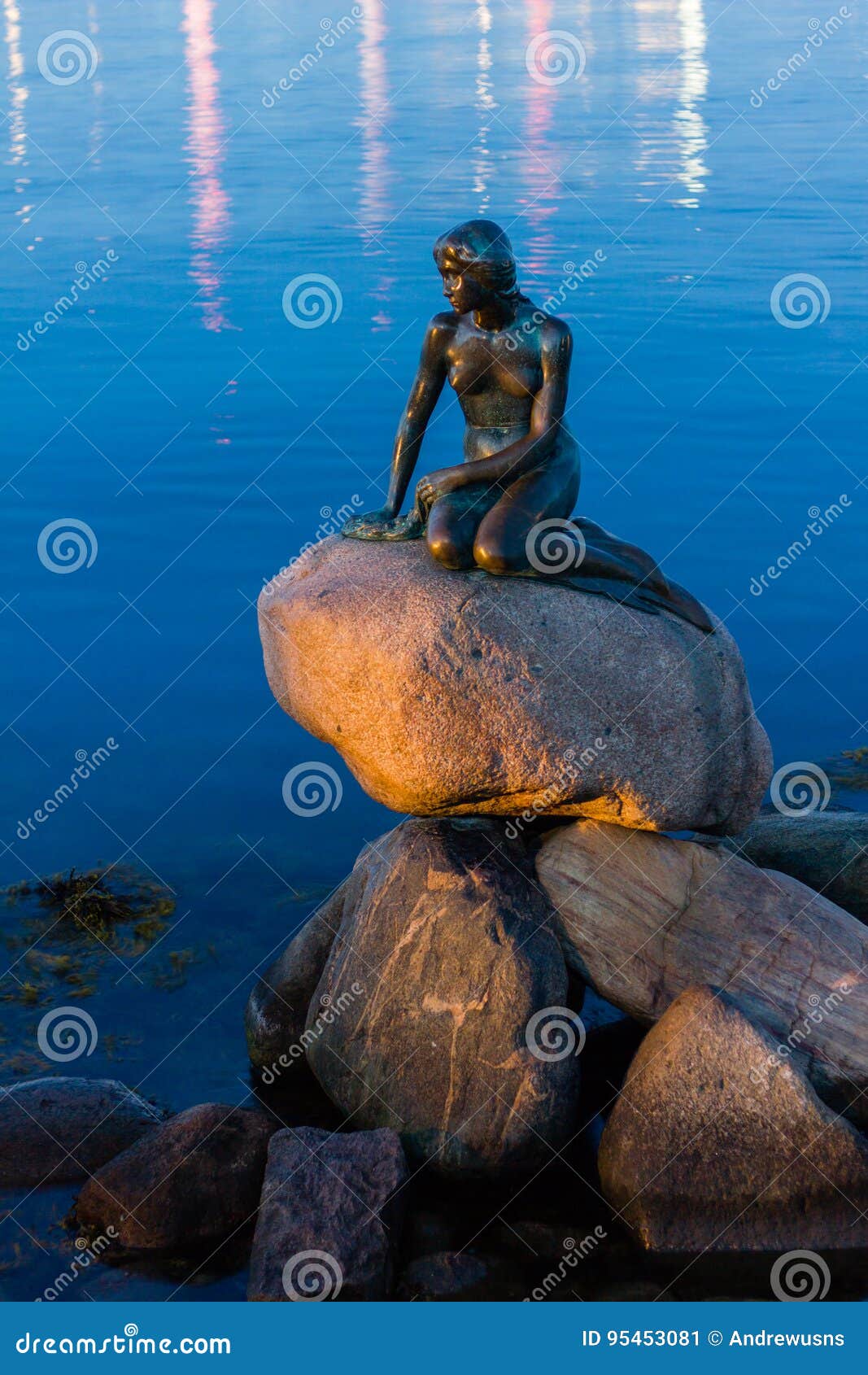 Copenhagen, Denmark - Little Mermaid HDR Editorial Photo - Image of ...