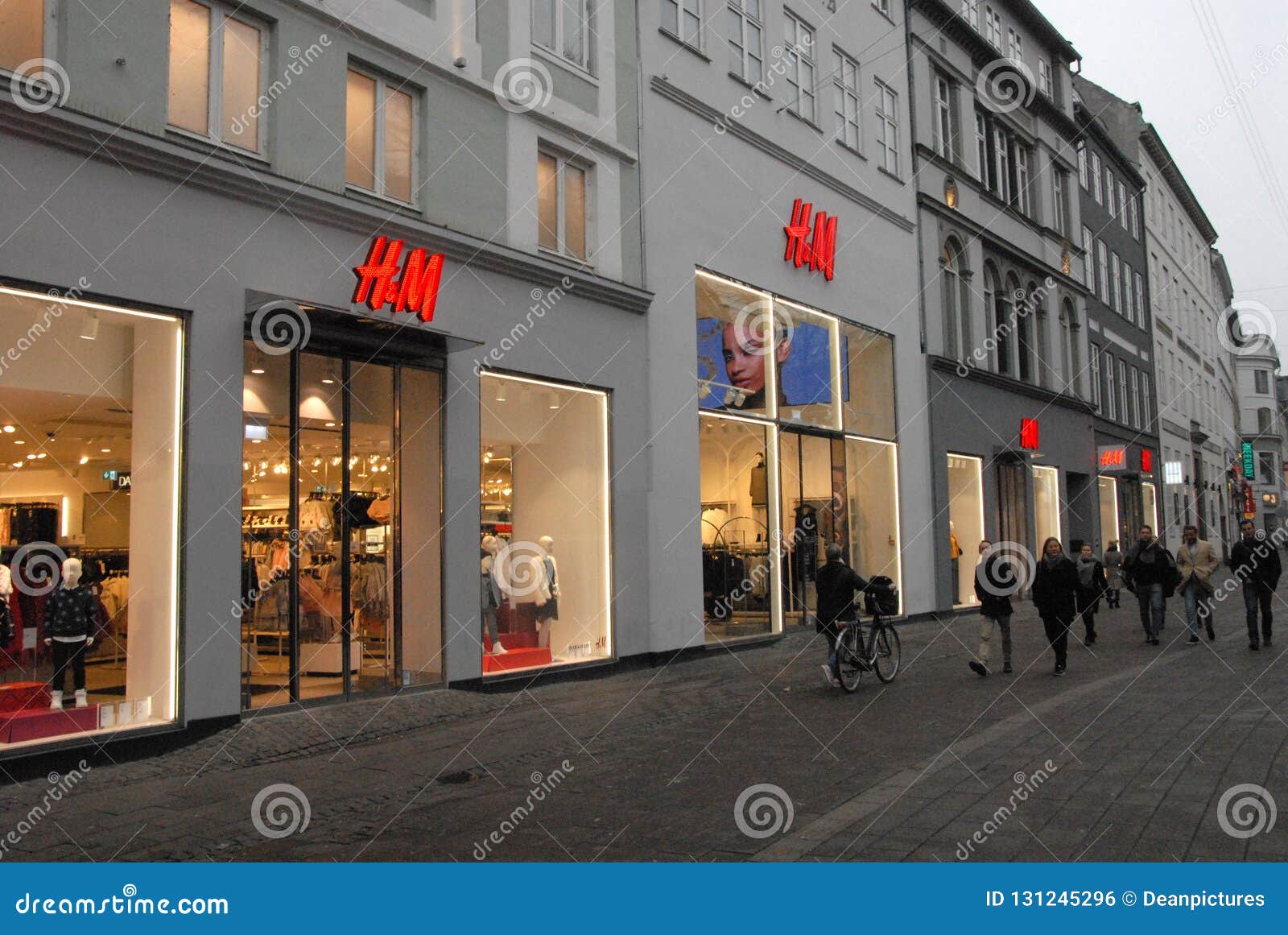 Swedish Retail Store H&M Copenhagen Denmark Editorial Photo Image of news, danmark: 131245296