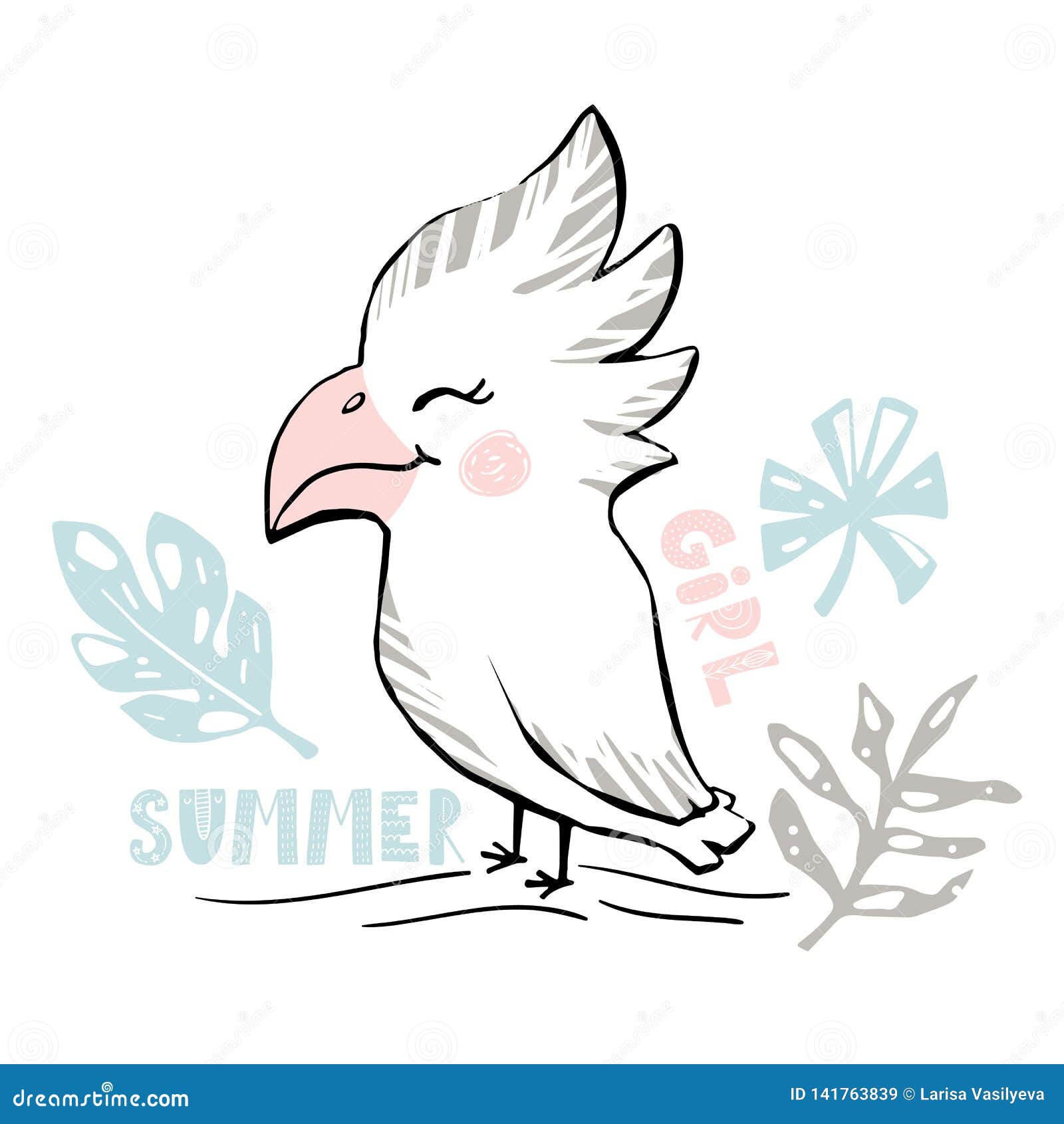 Copie Mignonne De Bebe De Cacatoes Animal Africain Frais Illustration De Vecteur Illustration Du Douche Savanna Copie Mignonne De Bebe De Cacatoes Animal Africain Frais Illustration De Vecteur Illustration Du Douche Savanna