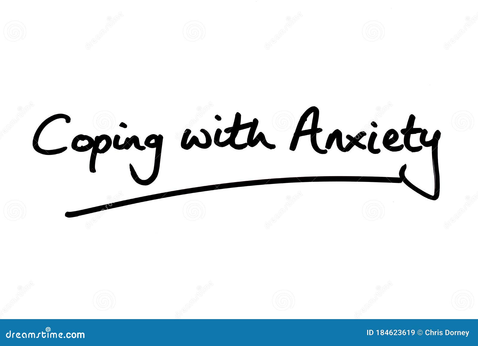 Coping With Anxiety Disorder Mint Brochure Template Cartoon Vector