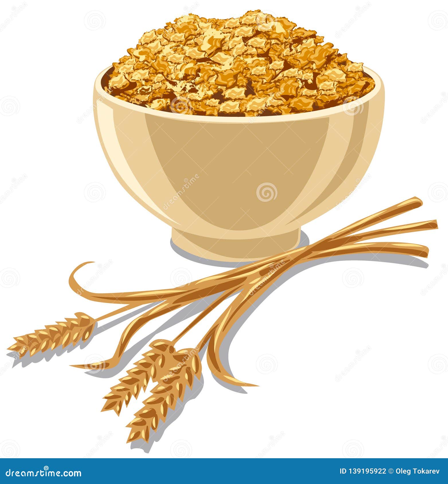 Copos de ma?z del cereal ilustración del vector. Ilustración de historieta - 139195922 Copos de ma?z del cereal ilustración del vector. Ilustración de historieta - 139195922