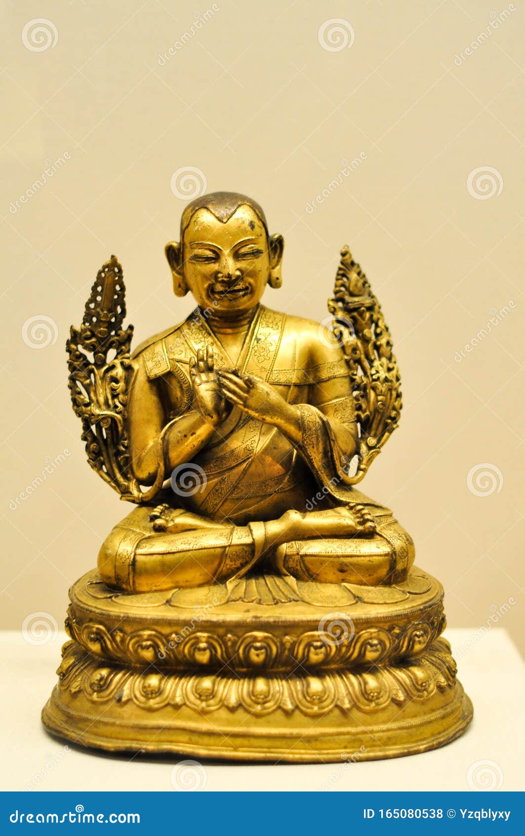 Copper Buddha statue stock photo. Image of statue, figure 165080538