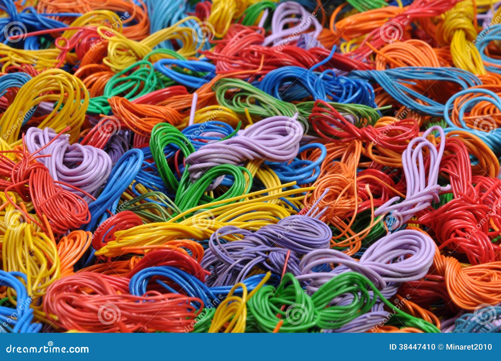 Copper Cable Scrap Recycling Stock Photo Image of connection