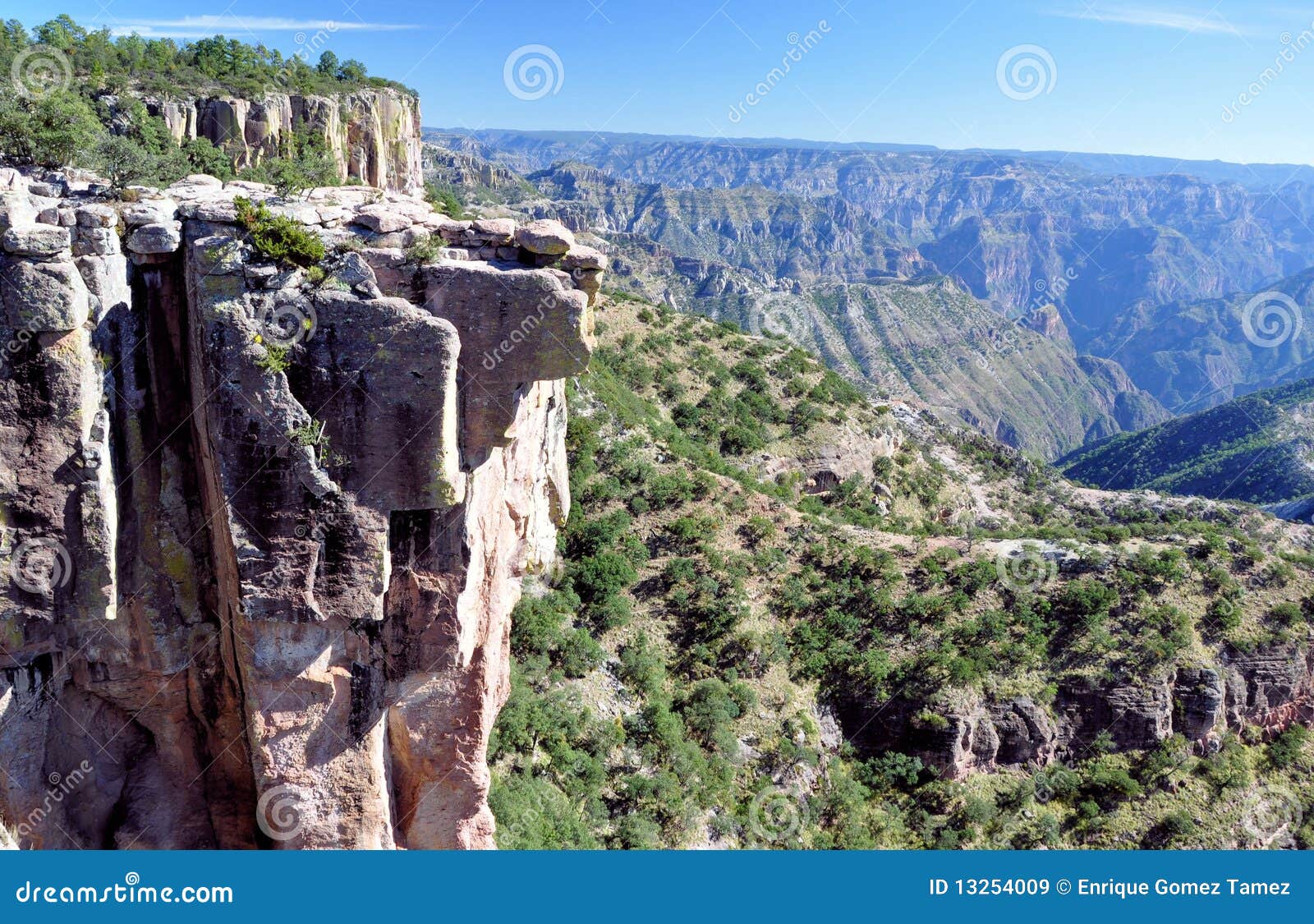 Copper Canyon stock image. Image of landscape, trains 13254009