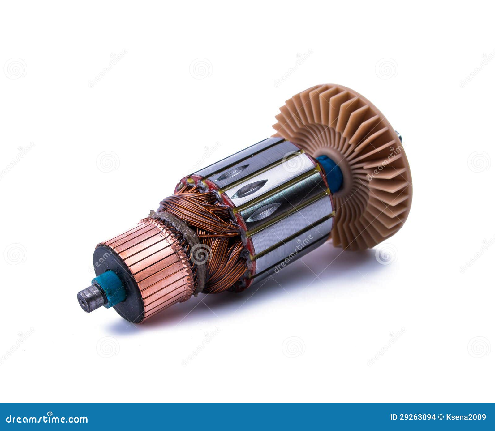 Copper Coils Inside Electric Motor Stock Photo Image of power, energy