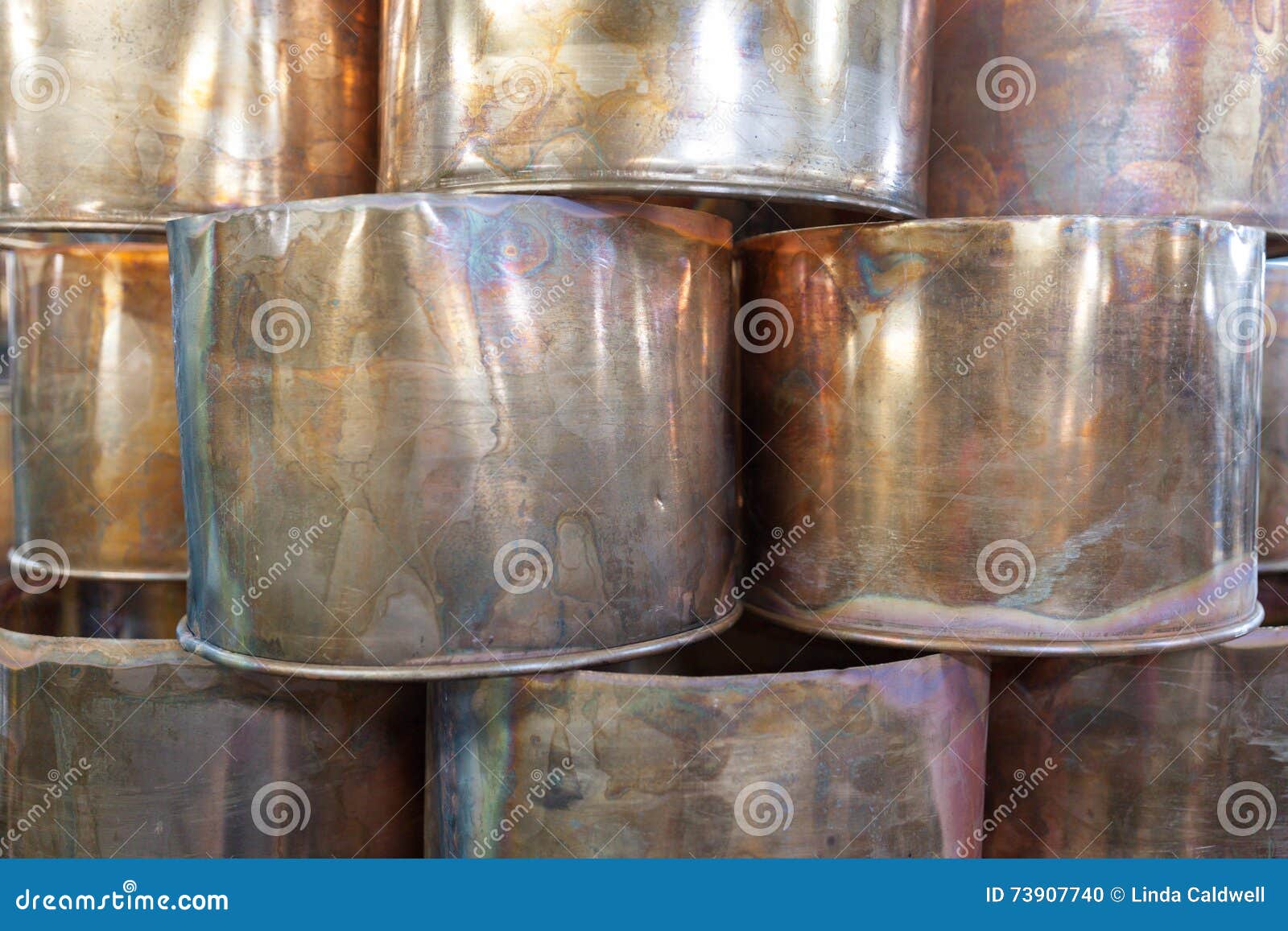 Copper stock photo. Image of pots, istanbul, reflective 73907740