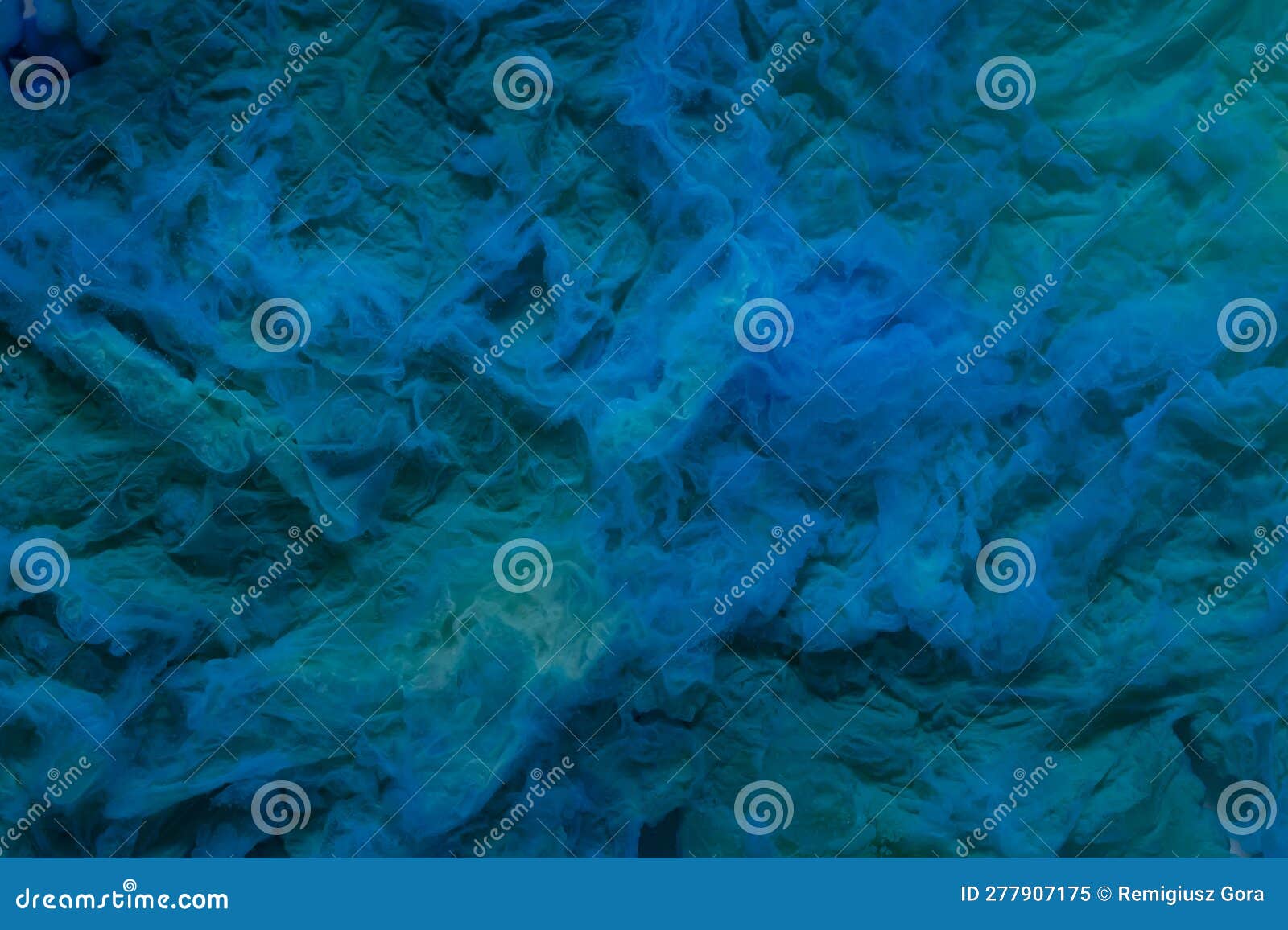 Copper Hydroxide, Abstract Background of Spherical Structures Stock