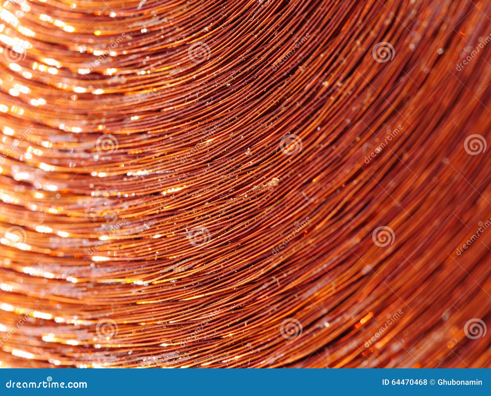 Copper inductor metal stock photo. Image of induction 64470468