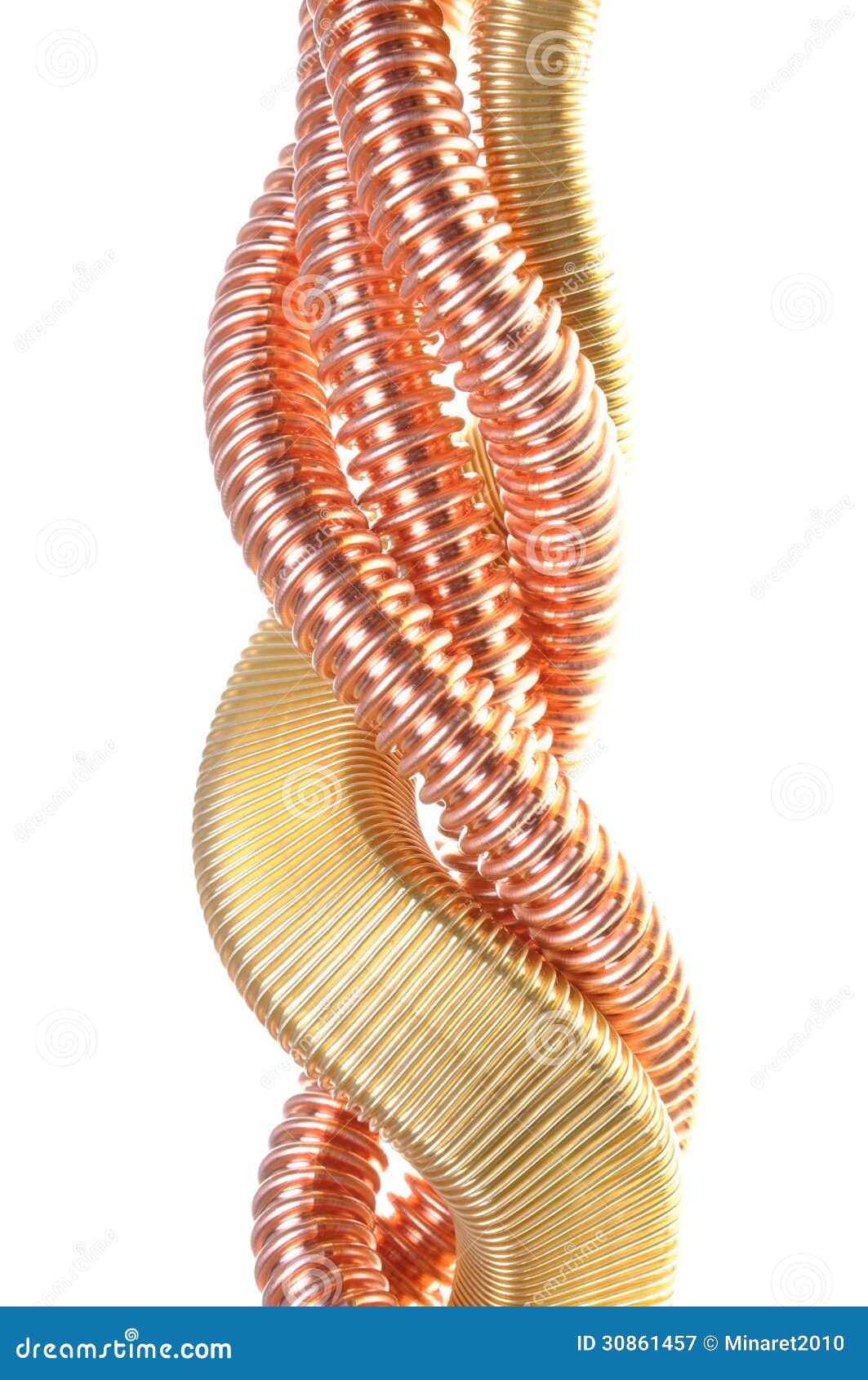 Copper Insulated Transmission Lines Stock Image Image of growth