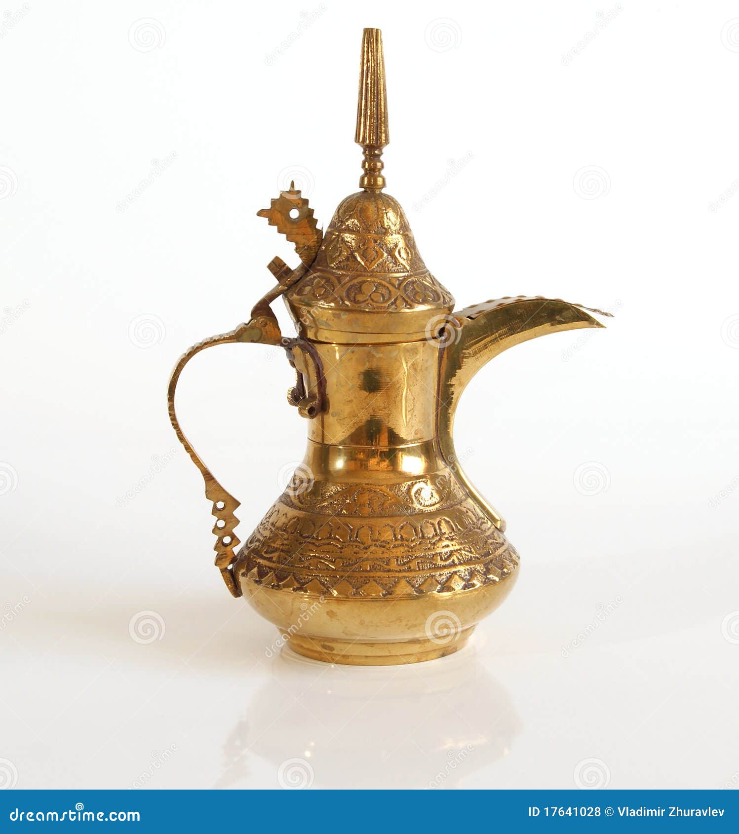 Copper Jug With A Traditional Arabic Ornaments Stock Photo Image of arabic, ornament 17641028