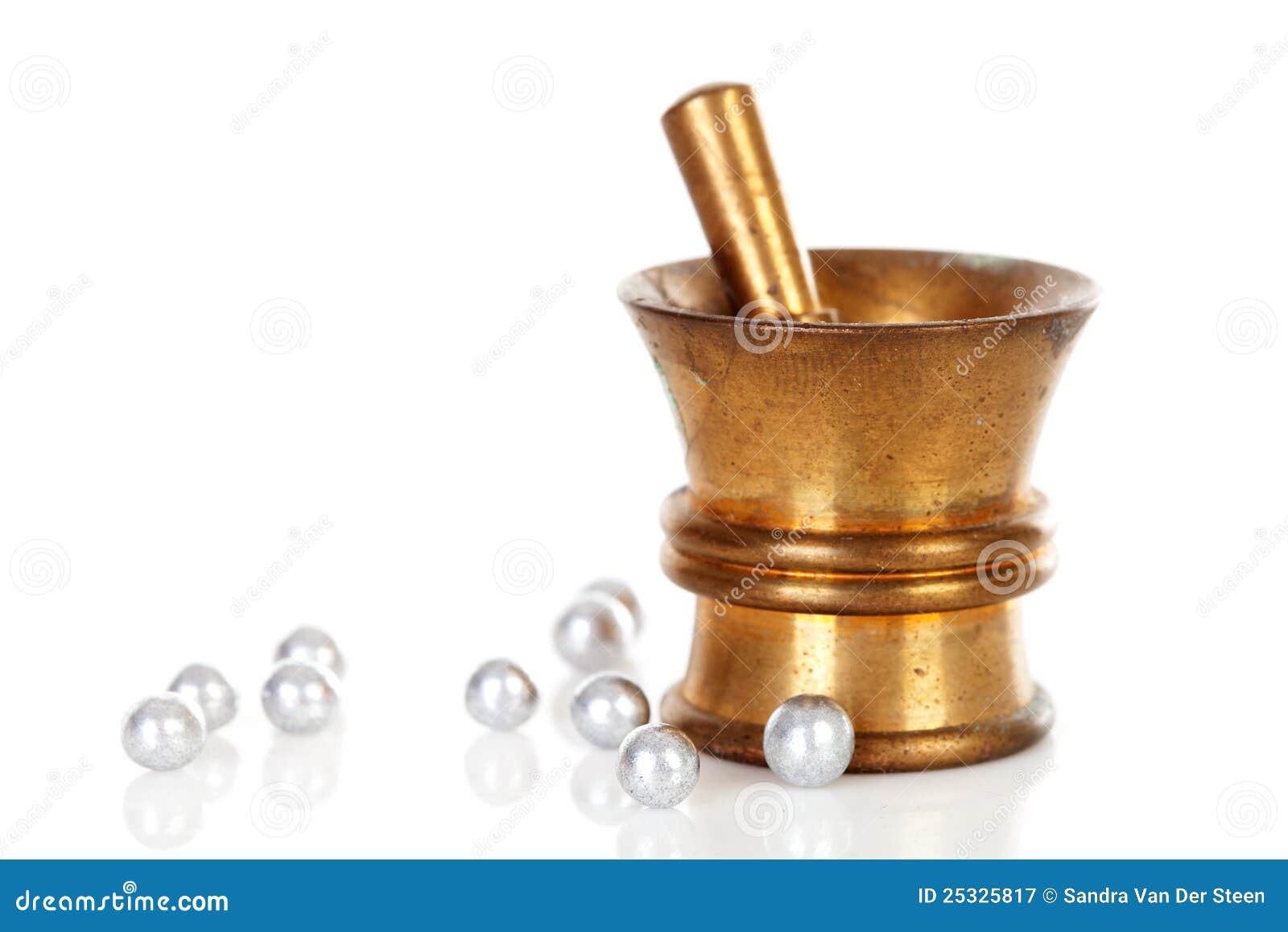 Copper Mortar with Medicine Stock Image Image of closeup, close 25325817