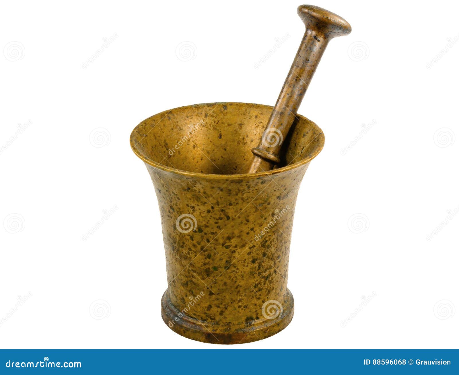 Copper Mortar with a Pestle Stock Photo Image of oldfashioned, mixing