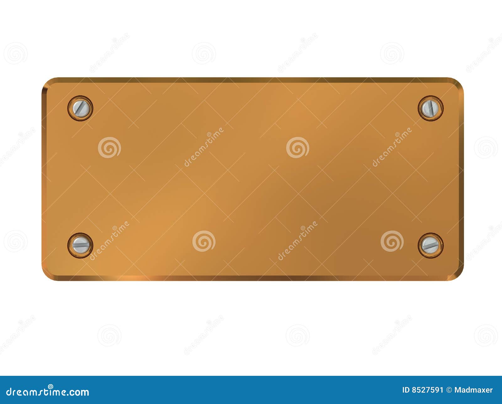 Copper plate stock illustration. Illustration of pattern 8527591