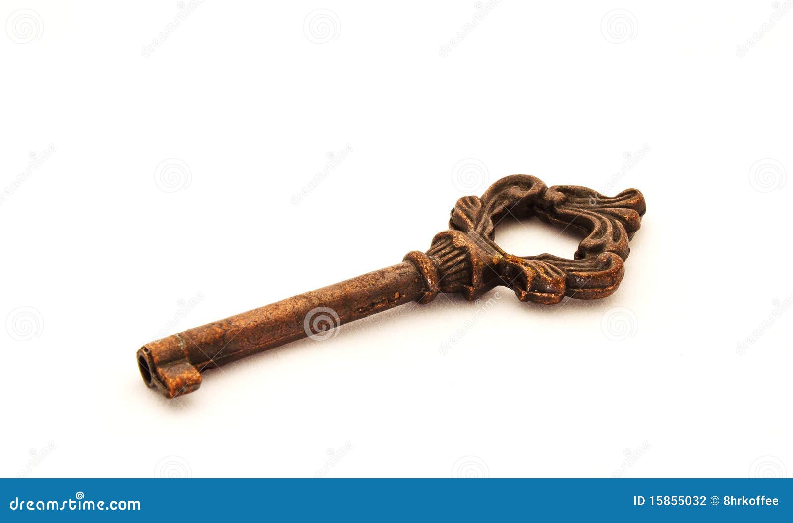 Copper Plated Key stock photo. Image of unlock, mystery 15855032
