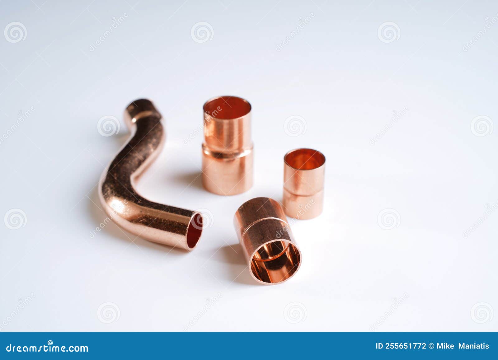 Copper Plumbing Fitting Adapter Copper Pipe Accessories at White Stock