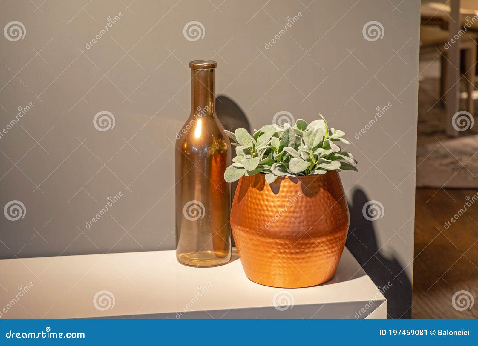 Copper Pot Decoration stock image. Image of copper, decor 197459081