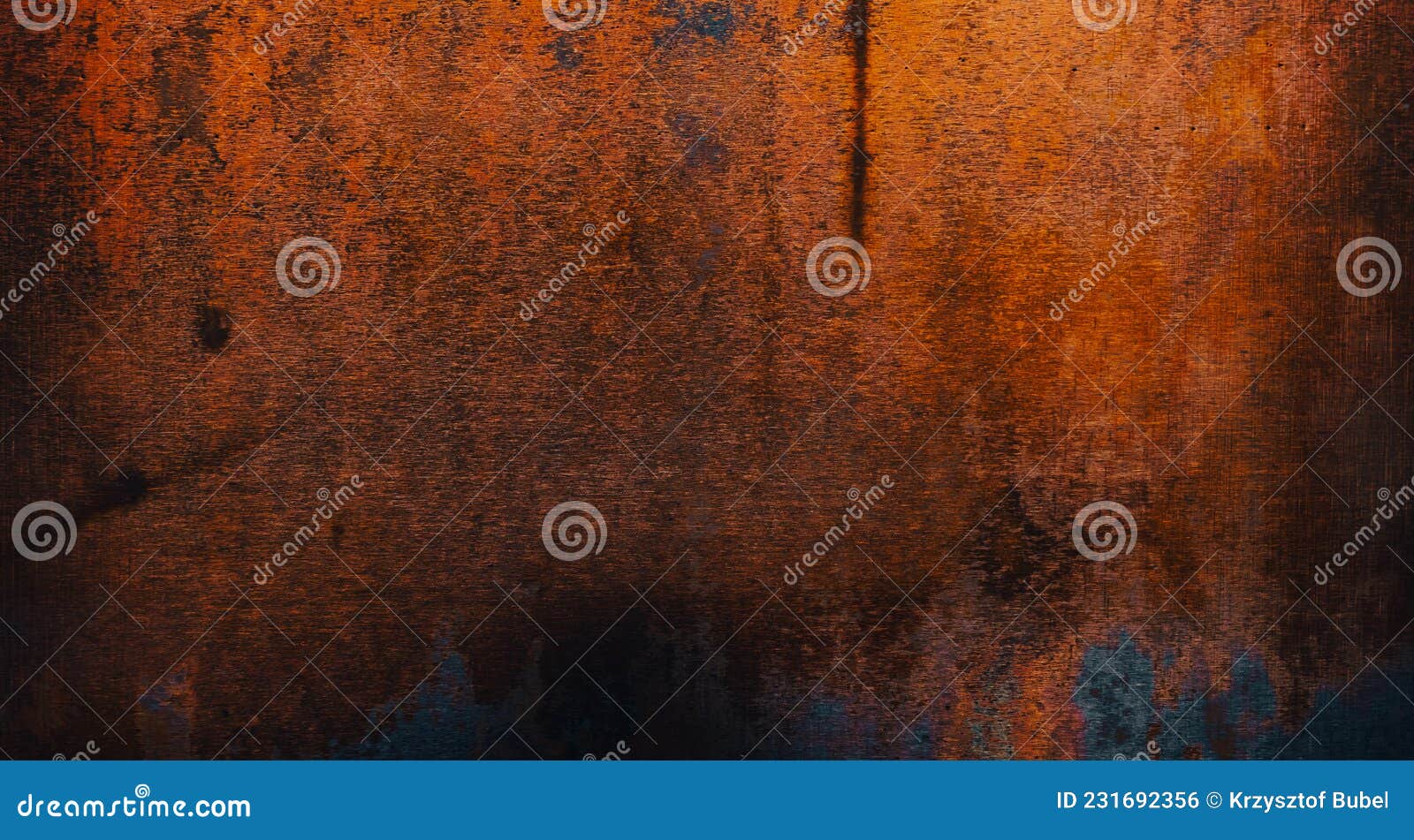 copper sheet with colorful. background or textura patterns