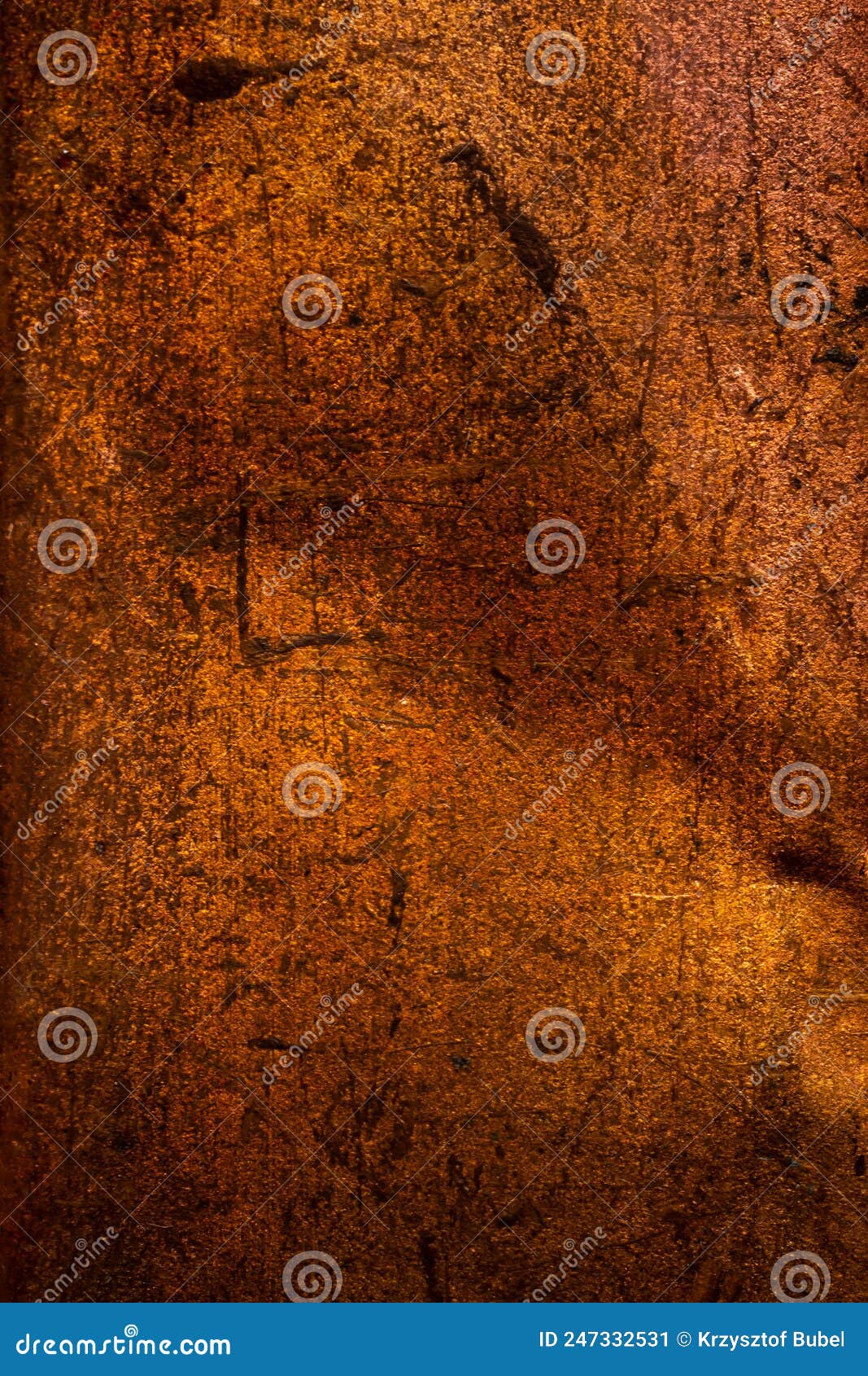 Copper Sheet with Colorful. Background or Textura Patterns Stock Image