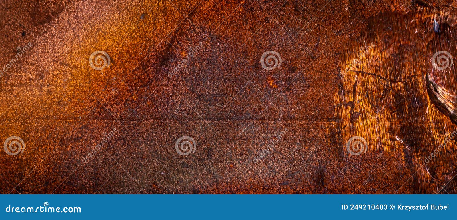 Copper Sheet with Colorful. Background or Textura Patterns Stock Image