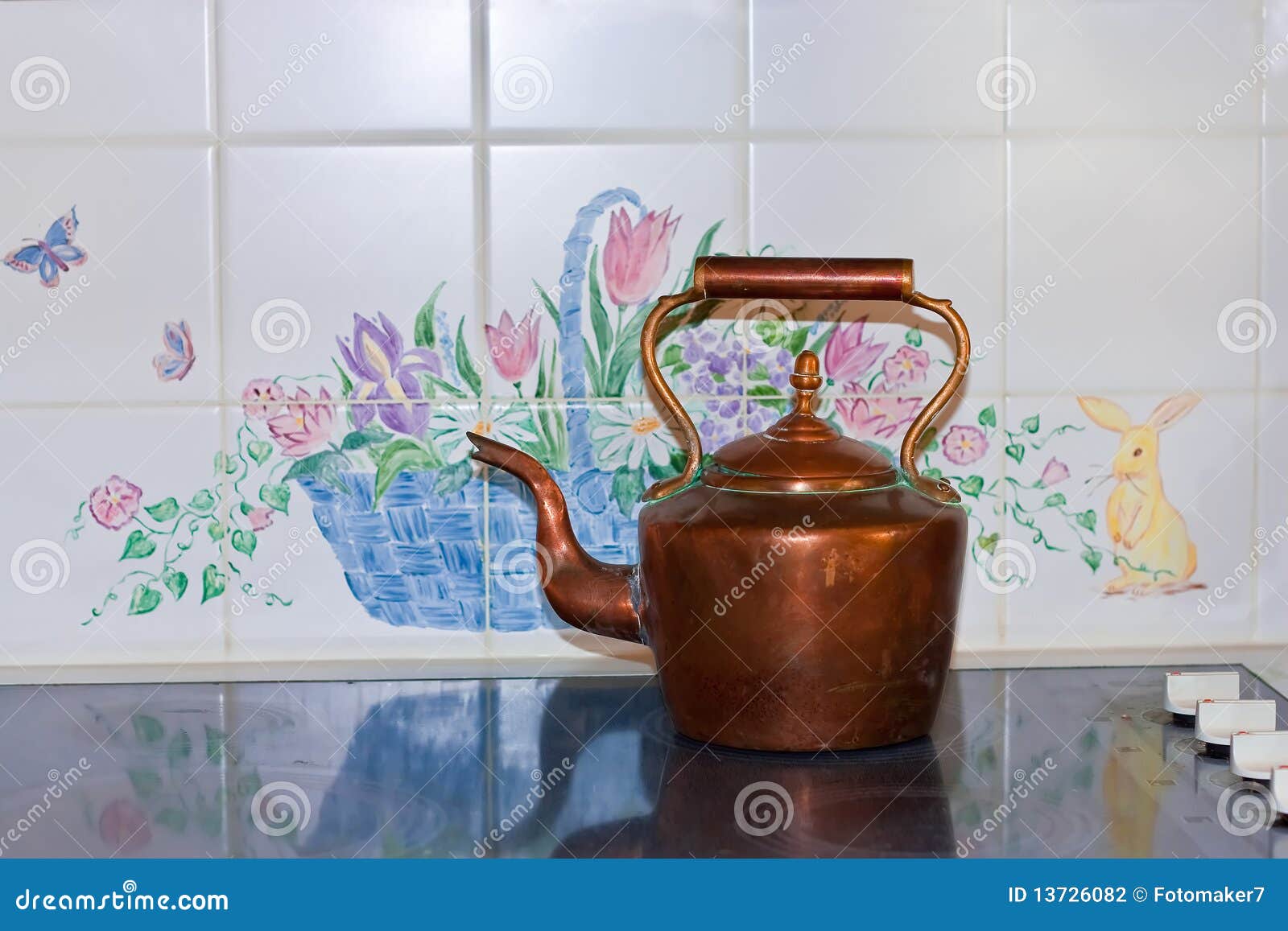 copper tea kettle
