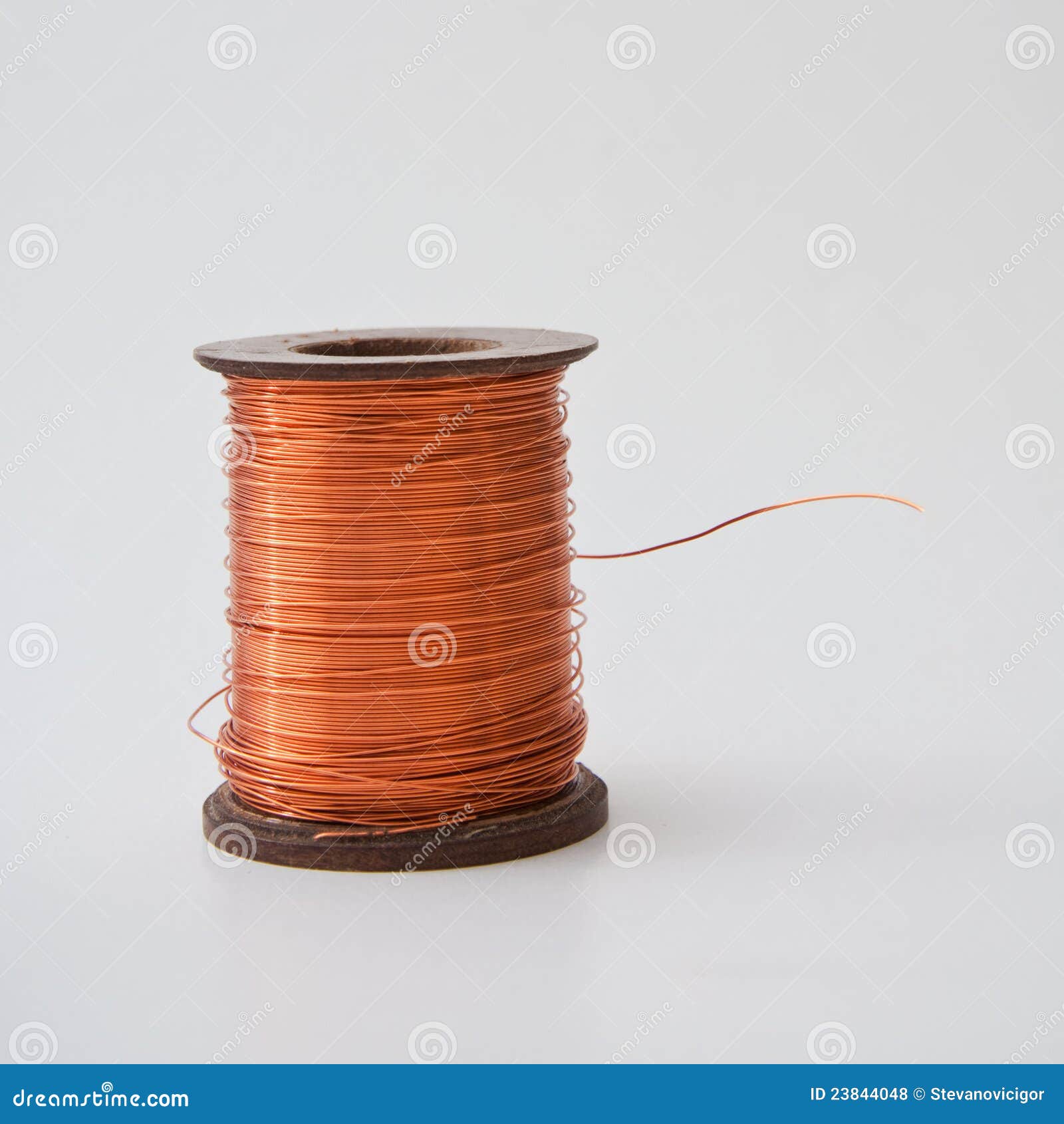 Copper Wire stock photo. Image of wire, energy, shiny 23844048