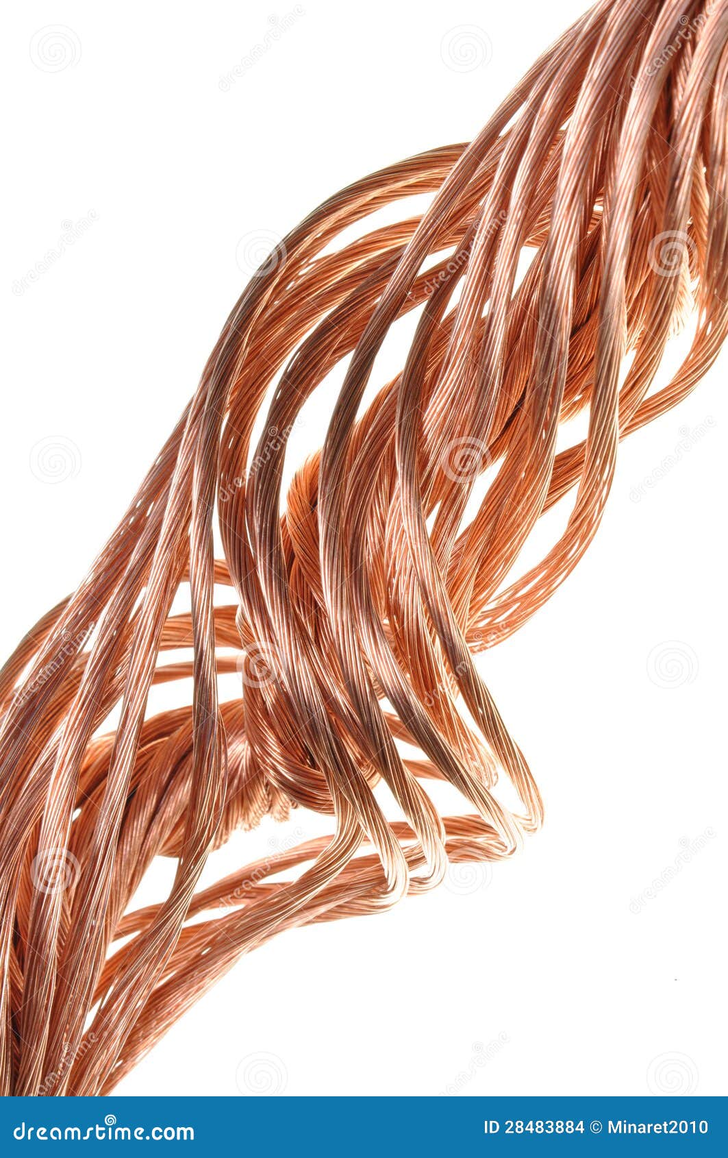Copper Wire, the Concept of the Energy Industry Stock Photo Image of industry, construction