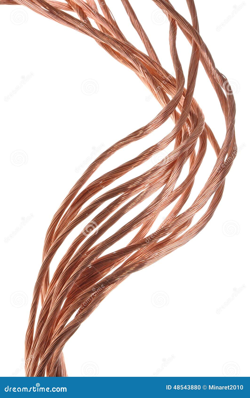 Copper Wire, the Concept of the Energy Industry Stock Photo Image of industrial, metal 48543880