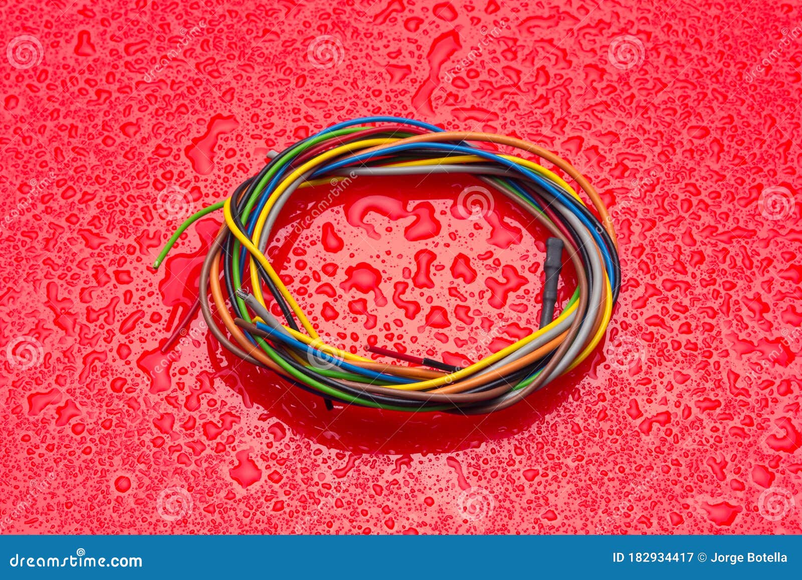 Copper Wire, Conductor of Electricity Stock Image Image of connection