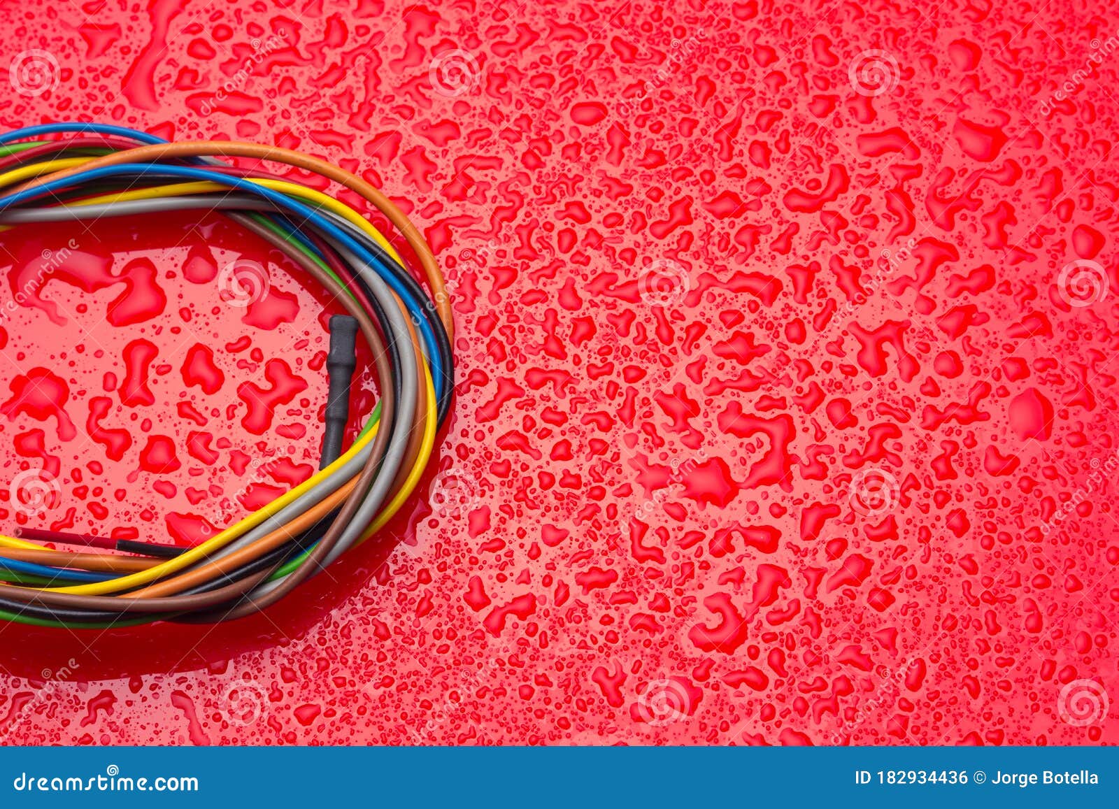 Copper Wire, Conductor of Electricity Stock Photo Image of land, connect 182934436