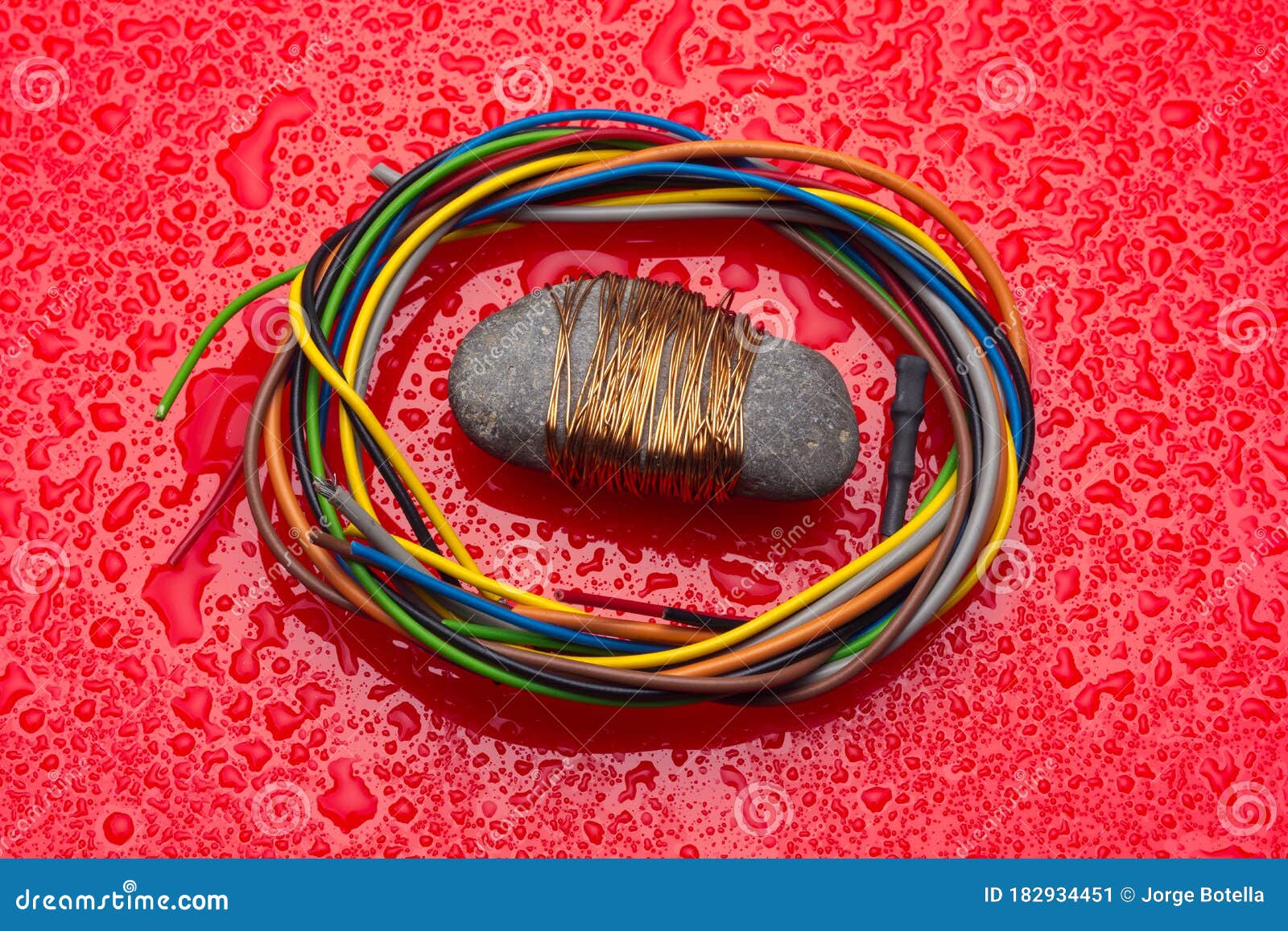 Copper Wire, Conductor of Electricity Stock Image Image of electricity, duct 182934451