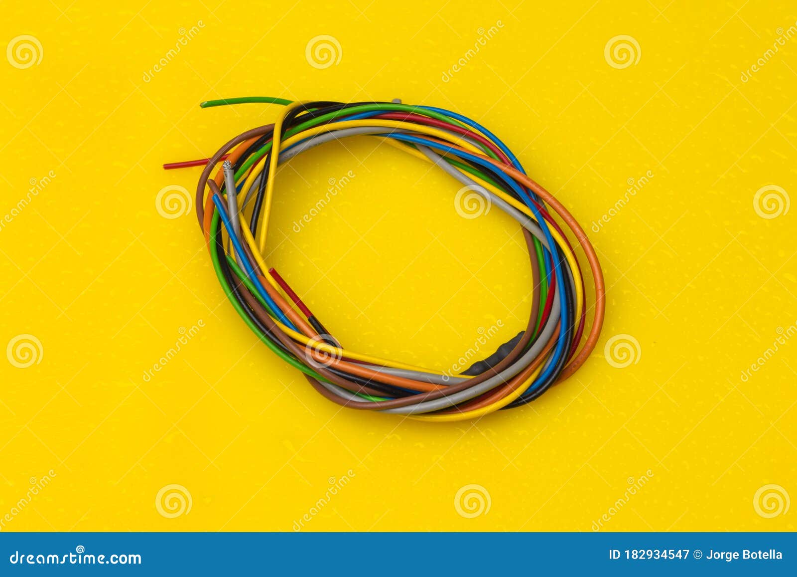 Copper Wire, Conductor of Electricity Stock Image Image of light, cable 182934547