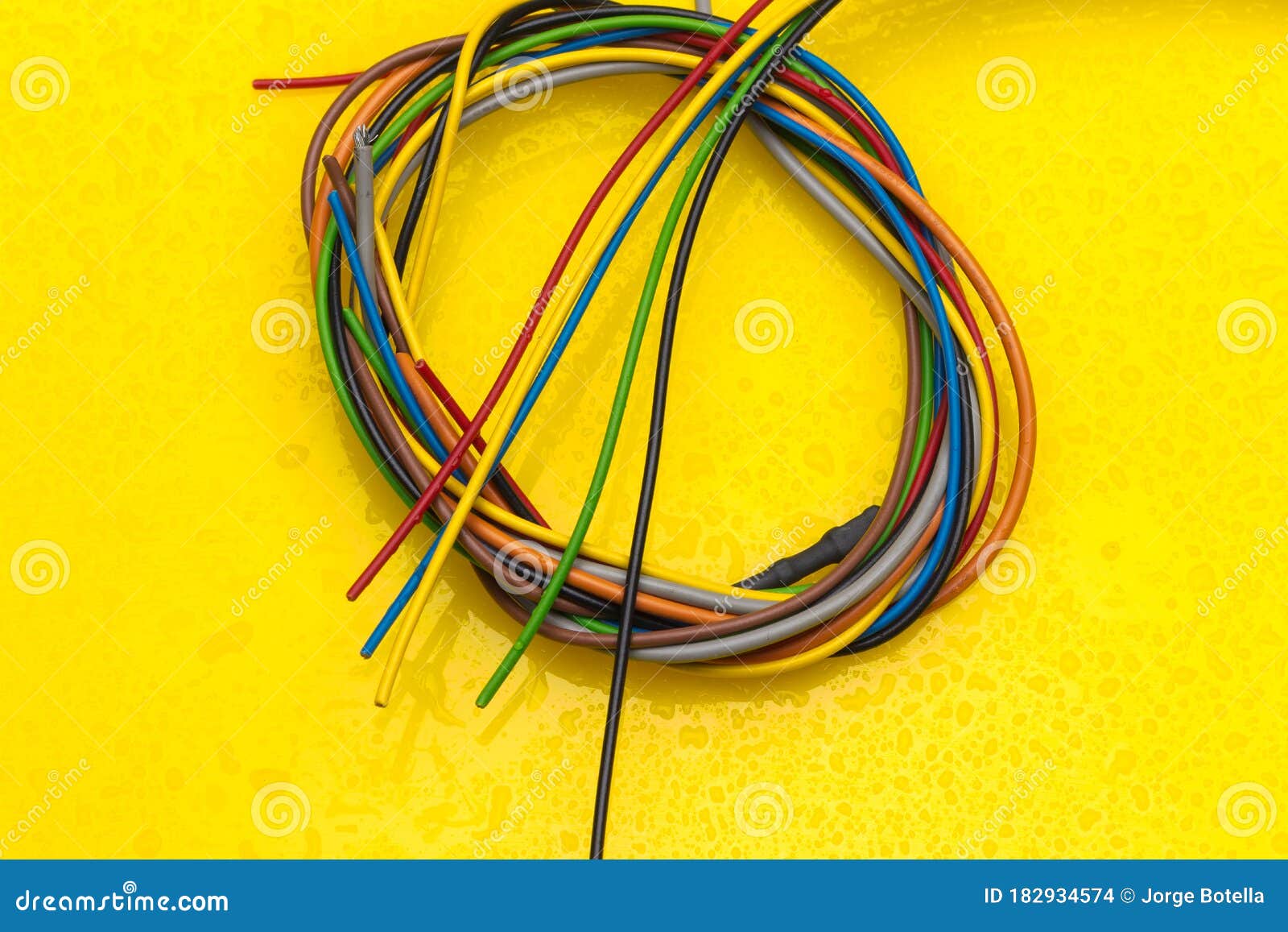 Copper Wire, Conductor of Electricity Stock Photo Image of green, mineral 182934574