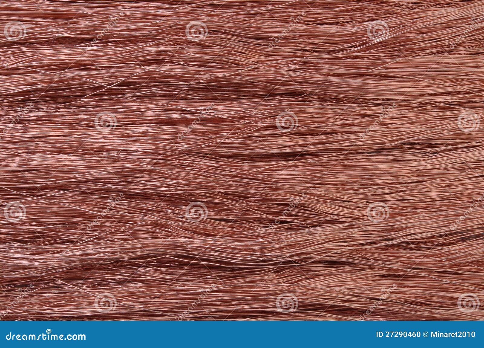 Copper wire energy carrier stock photo. Image of communication 27290460