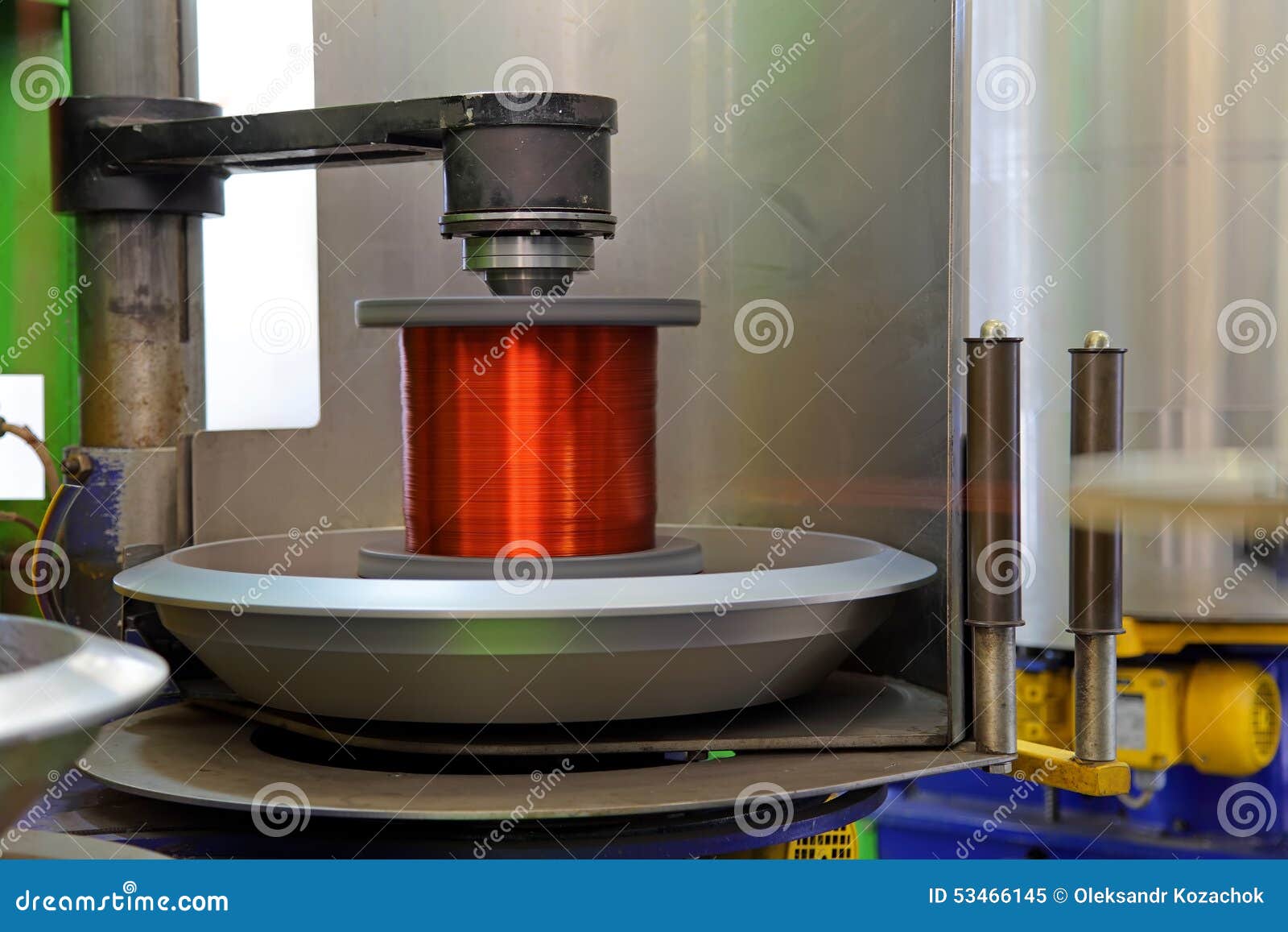 Copper wire plant stock image. Image of wire, coil, electric 53466145
