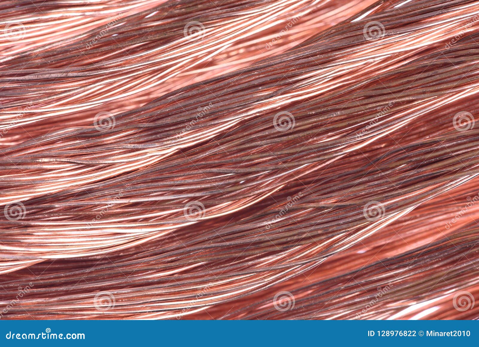 Copper Wire Secondary Raw Material Stock Photo Image of secondary, wire 128976822