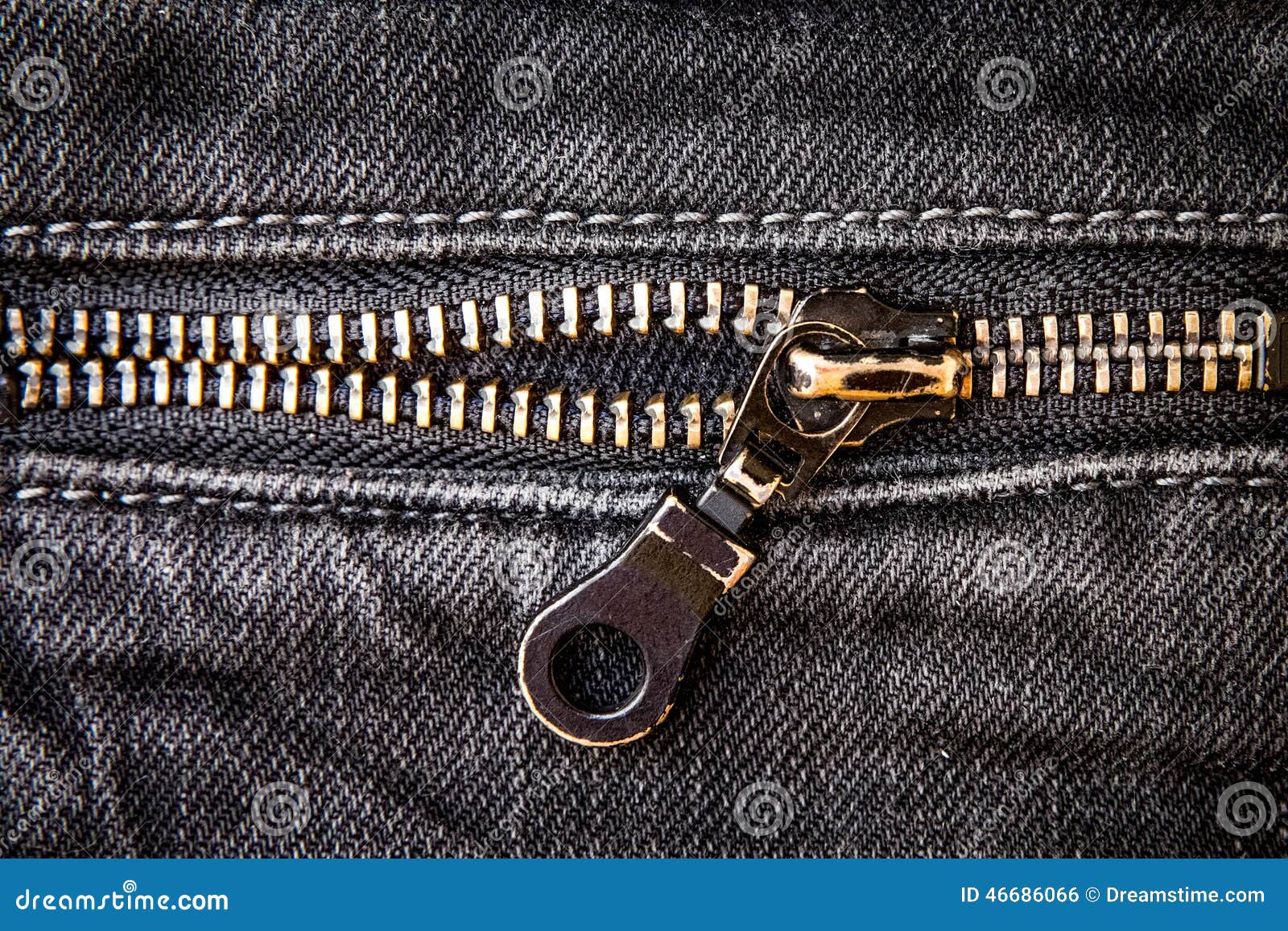 Copper zipper stock photo. Image of style, trousers, brown 46686066