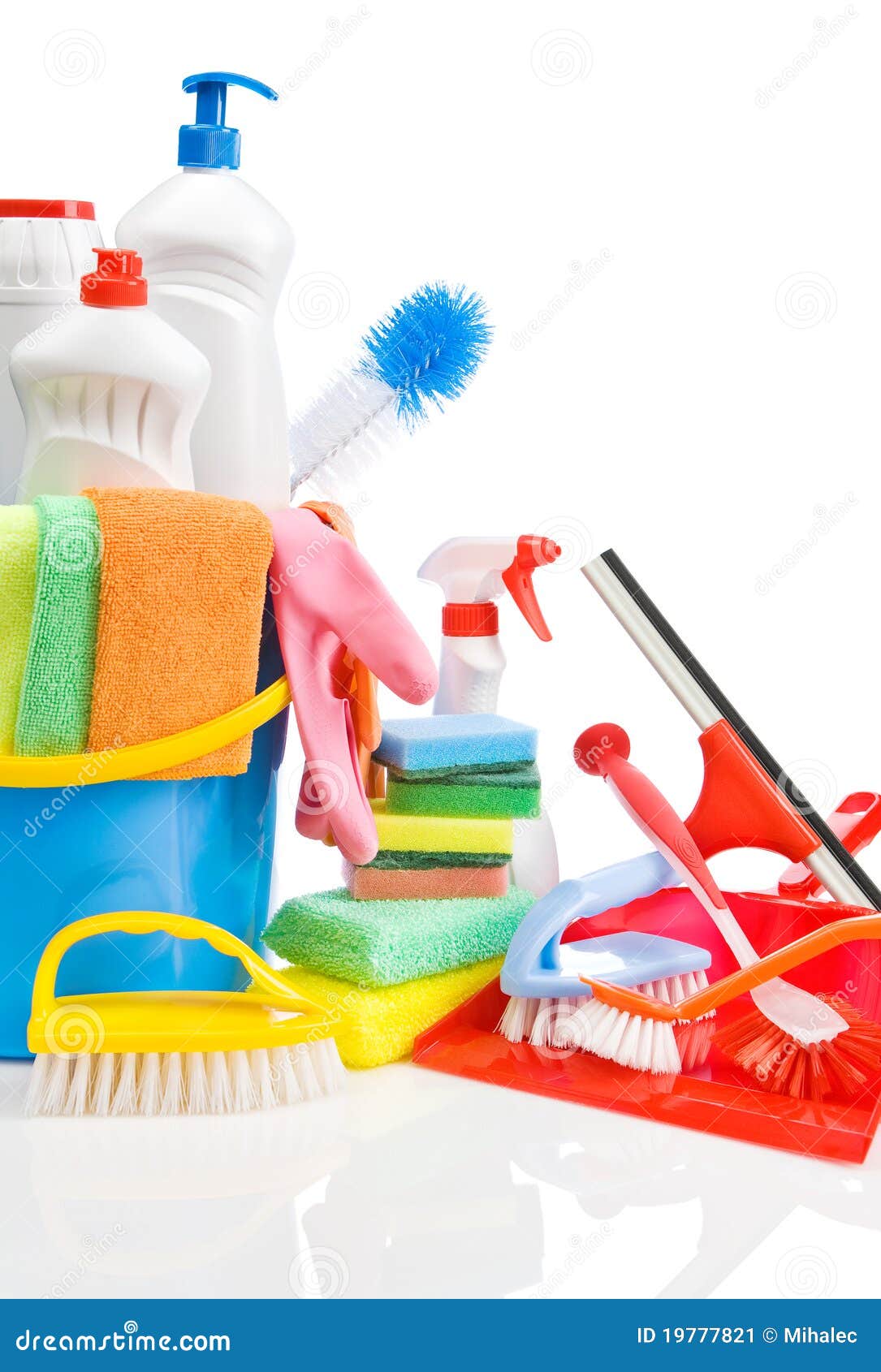 Copy Space Image of Cleaning Accessories Stock Image - Image of chemicals,  container: 19777821