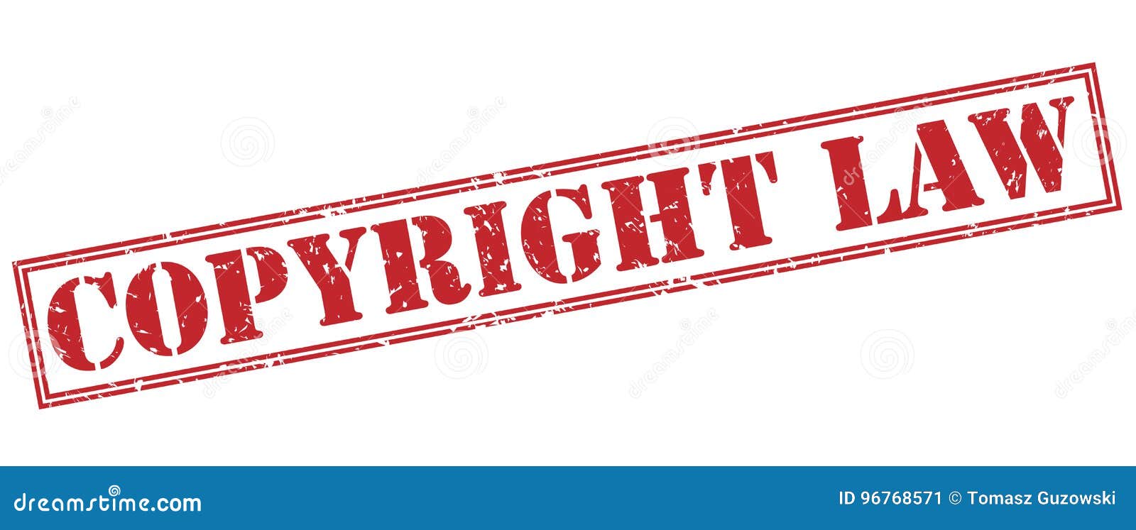 Copyright law red stamp stock illustration. Illustration of sticker