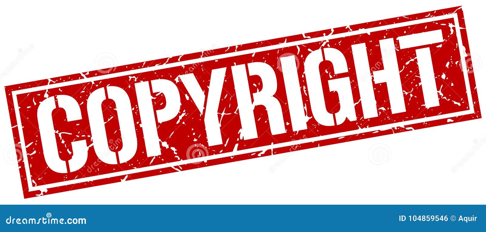 Copyright stamp stock vector. Illustration of sticker 104859546