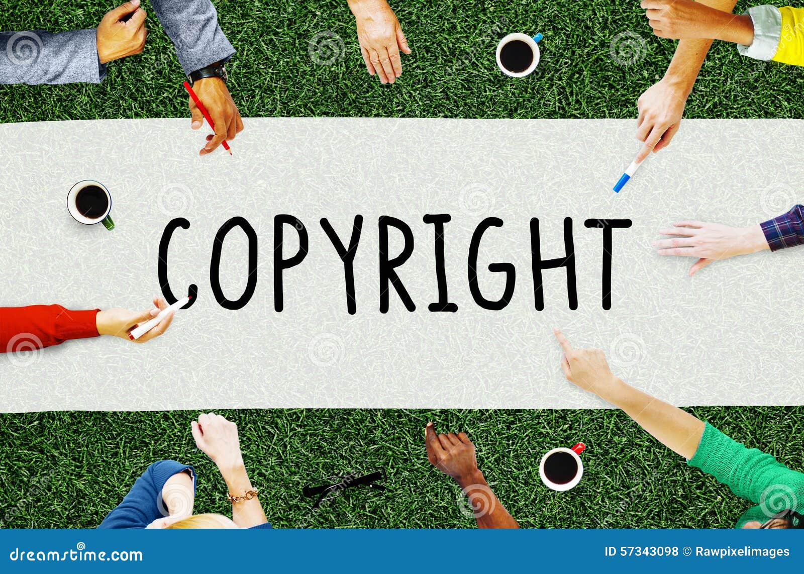 copyright trademark identity owner legal concept